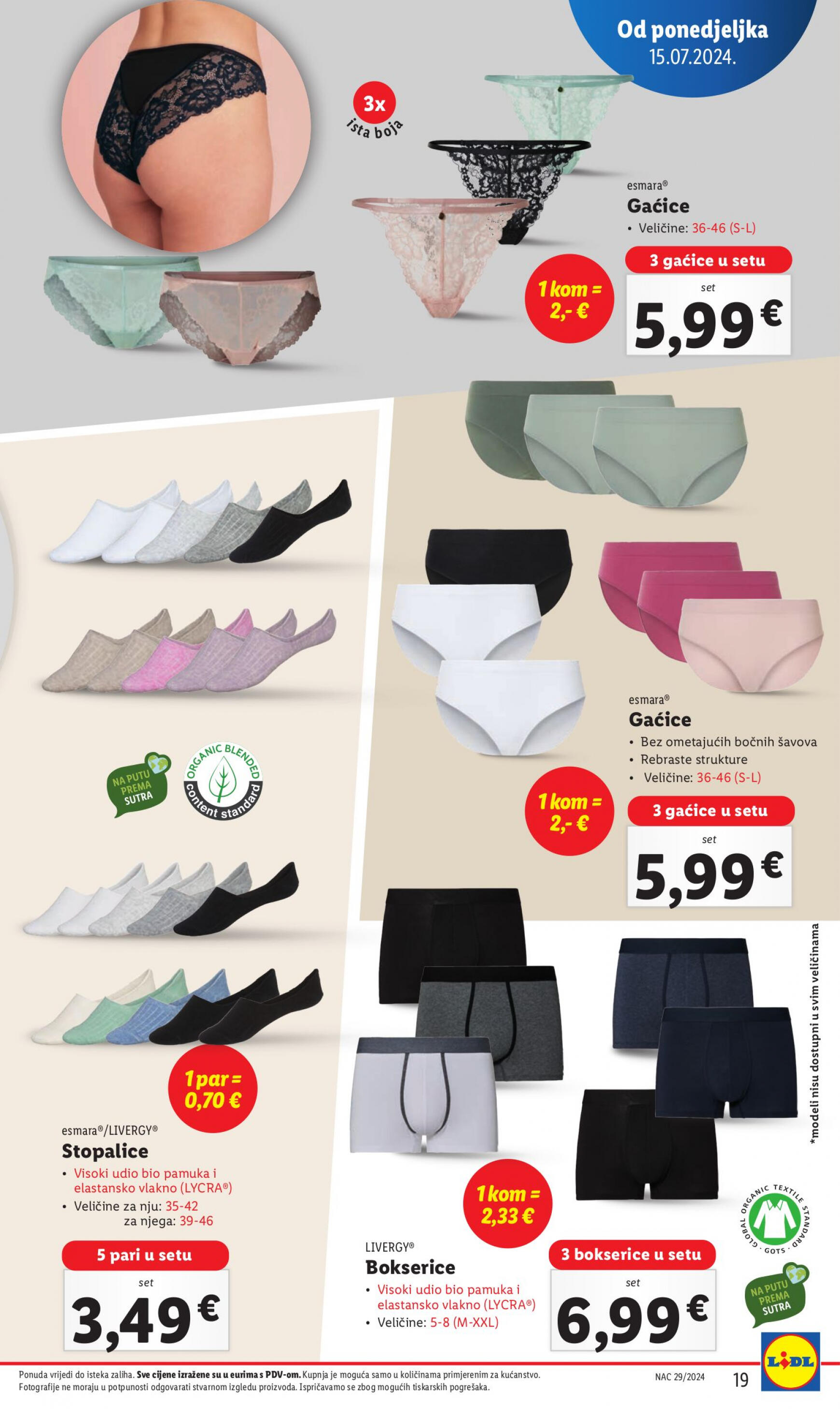 lidl - Novi katalog Lidl 15.07. - 21.07. - page: 19