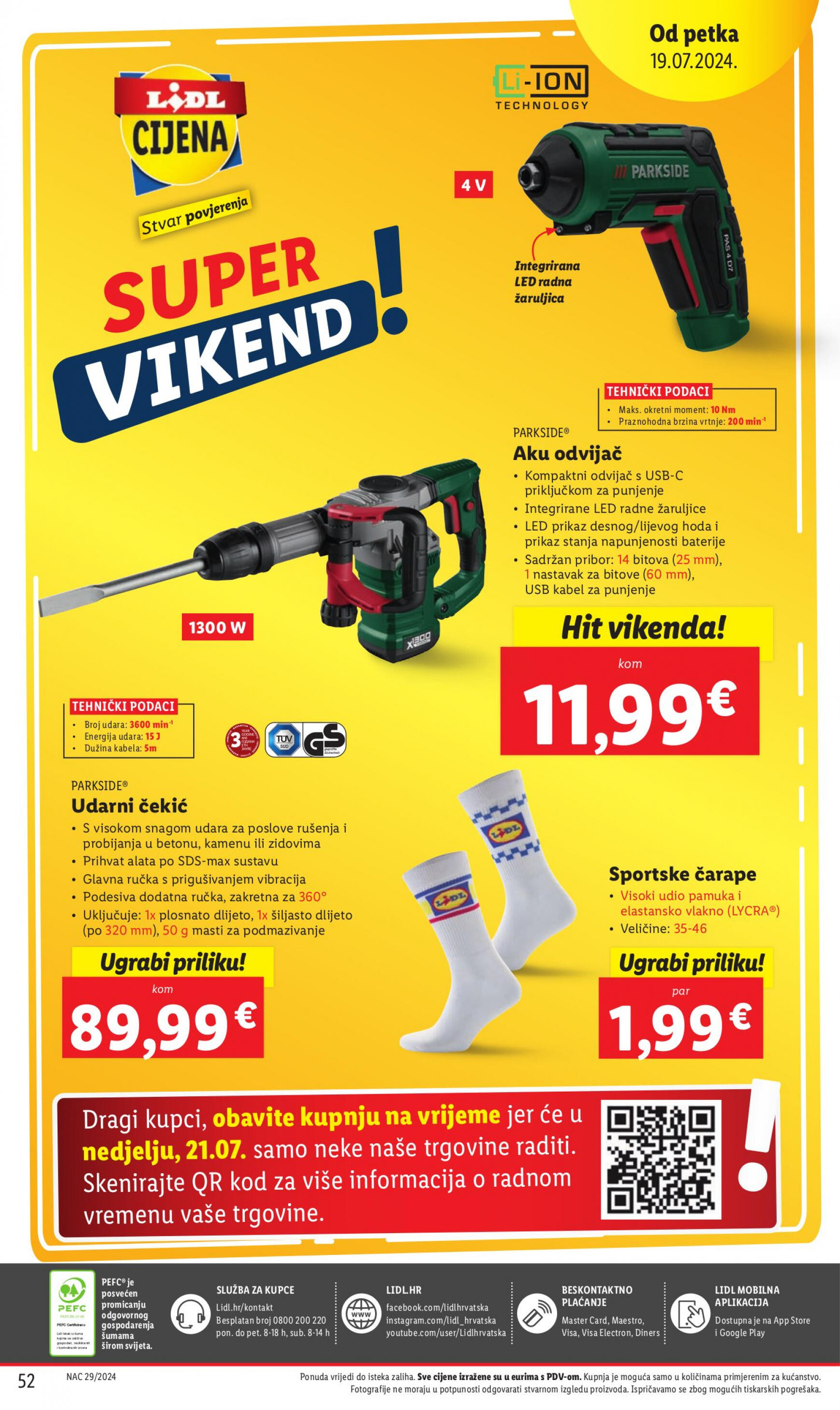 lidl - Novi katalog Lidl 15.07. - 21.07. - page: 52