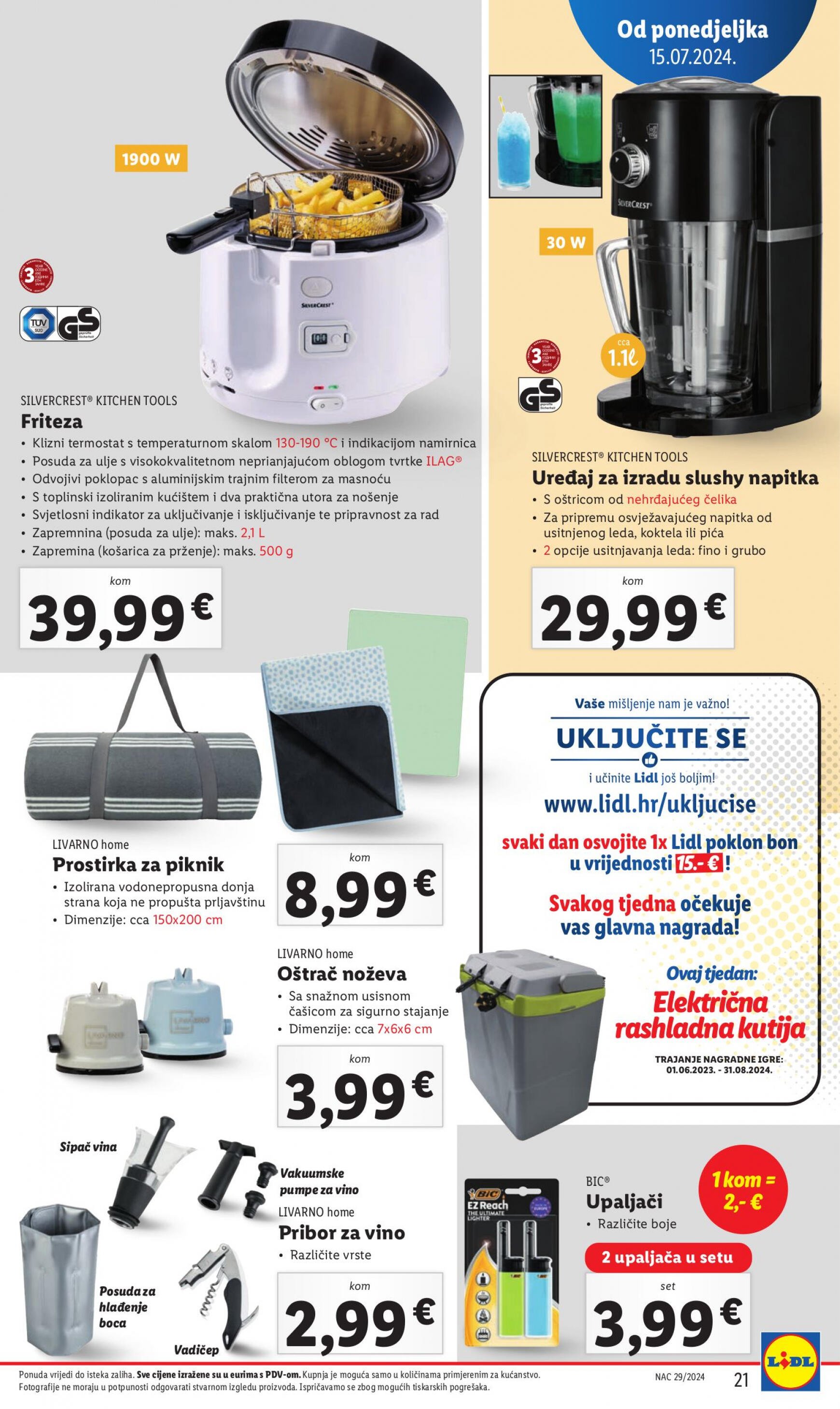 lidl - Novi katalog Lidl 15.07. - 21.07. - page: 21