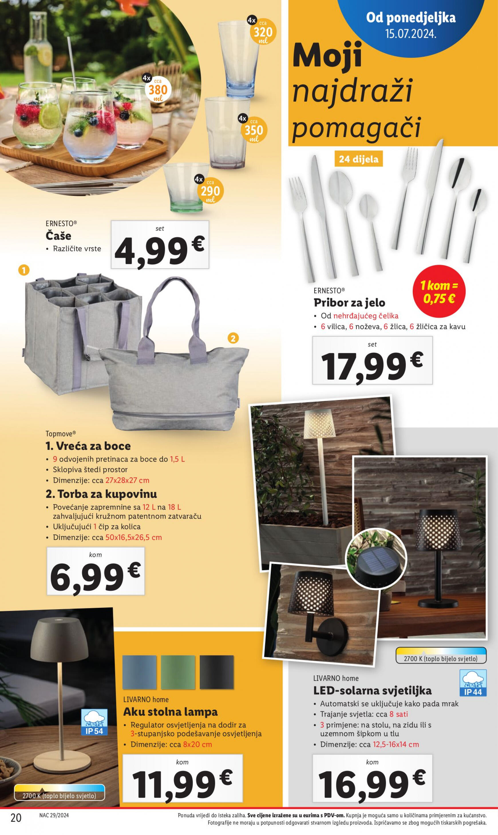 lidl - Novi katalog Lidl 15.07. - 21.07. - page: 20