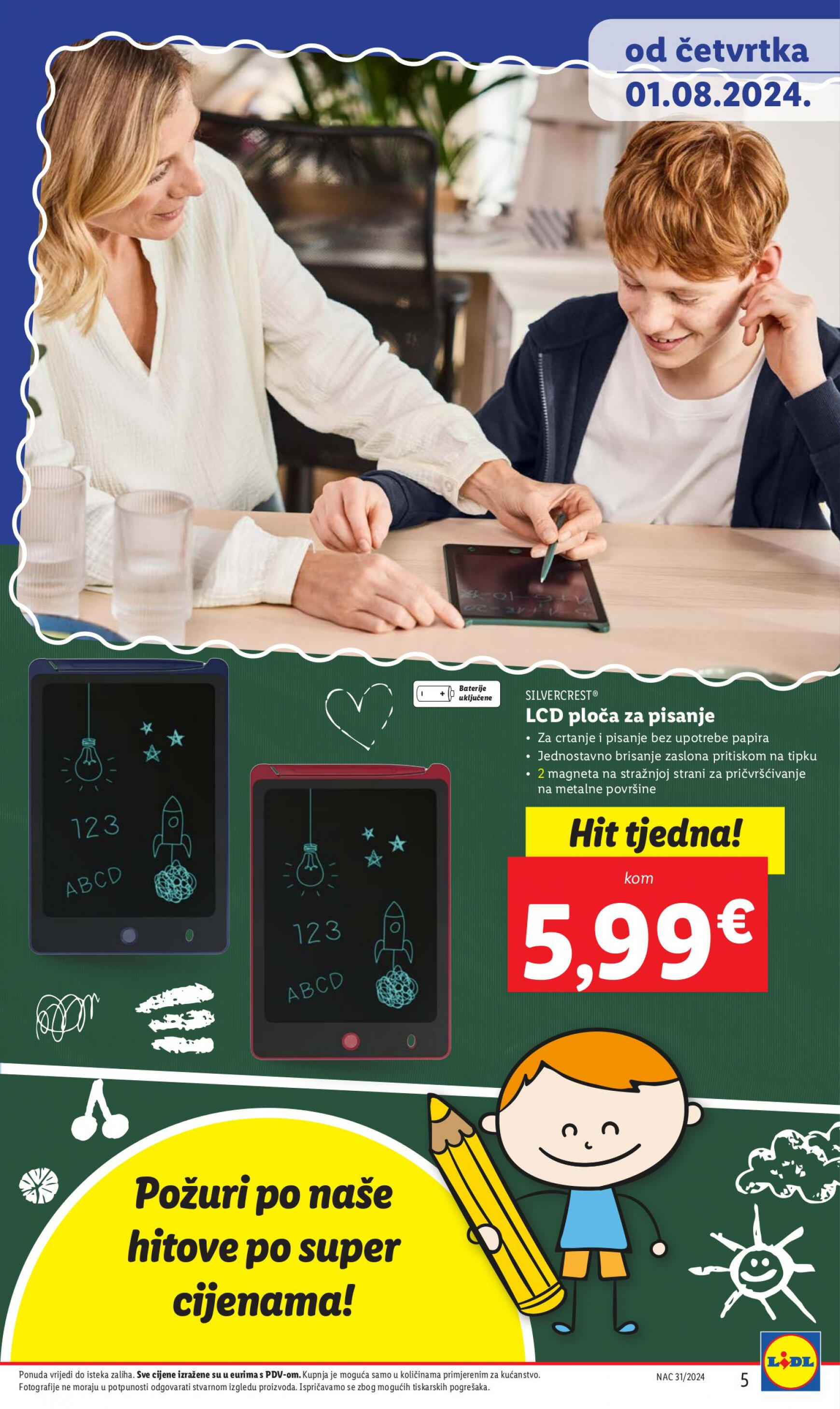 lidl - Novi katalog Lidl - Pripremi se za novu školsku godinu 01.08. - 30.09. - page: 5