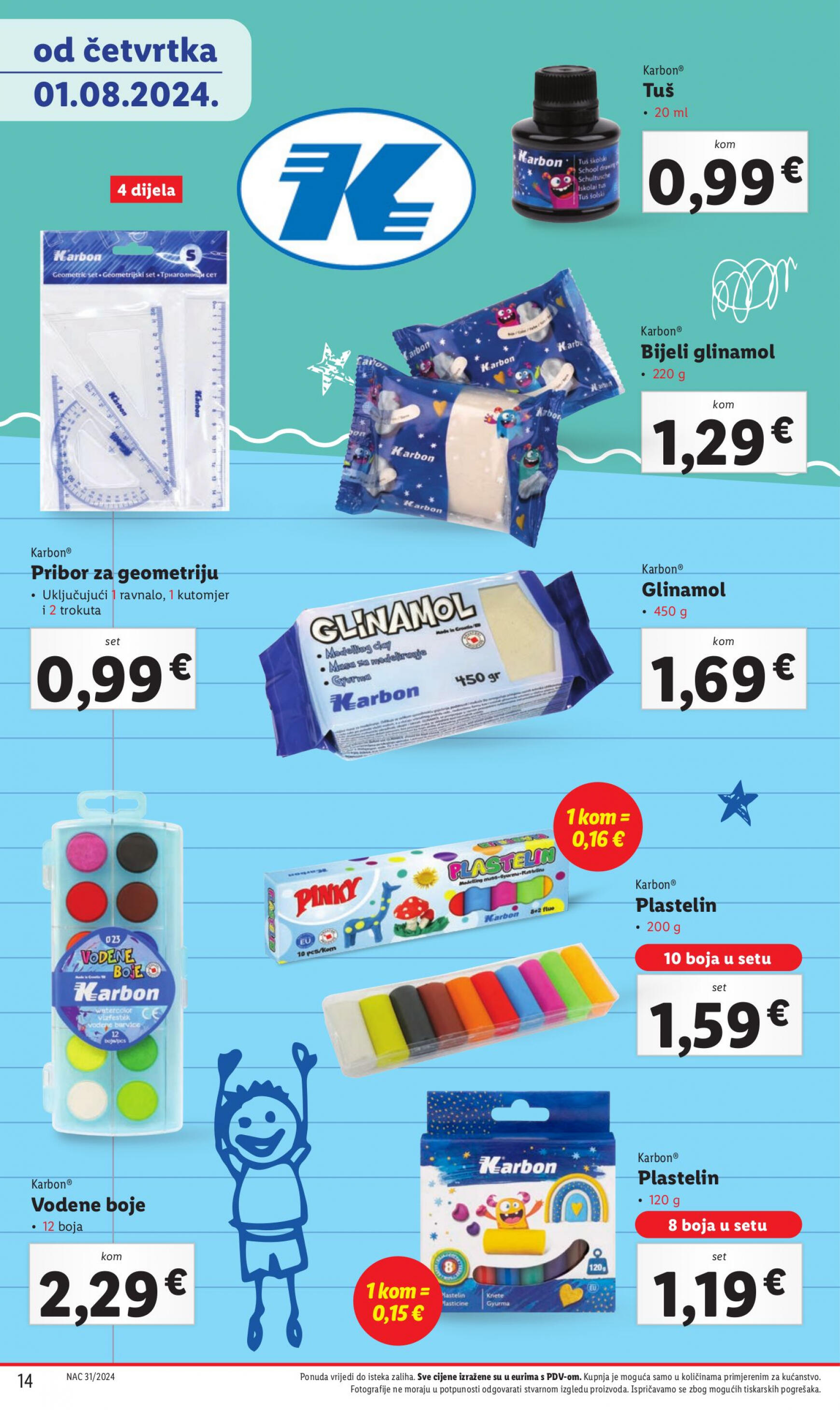 lidl - Novi katalog Lidl - Pripremi se za novu školsku godinu 01.08. - 30.09. - page: 14