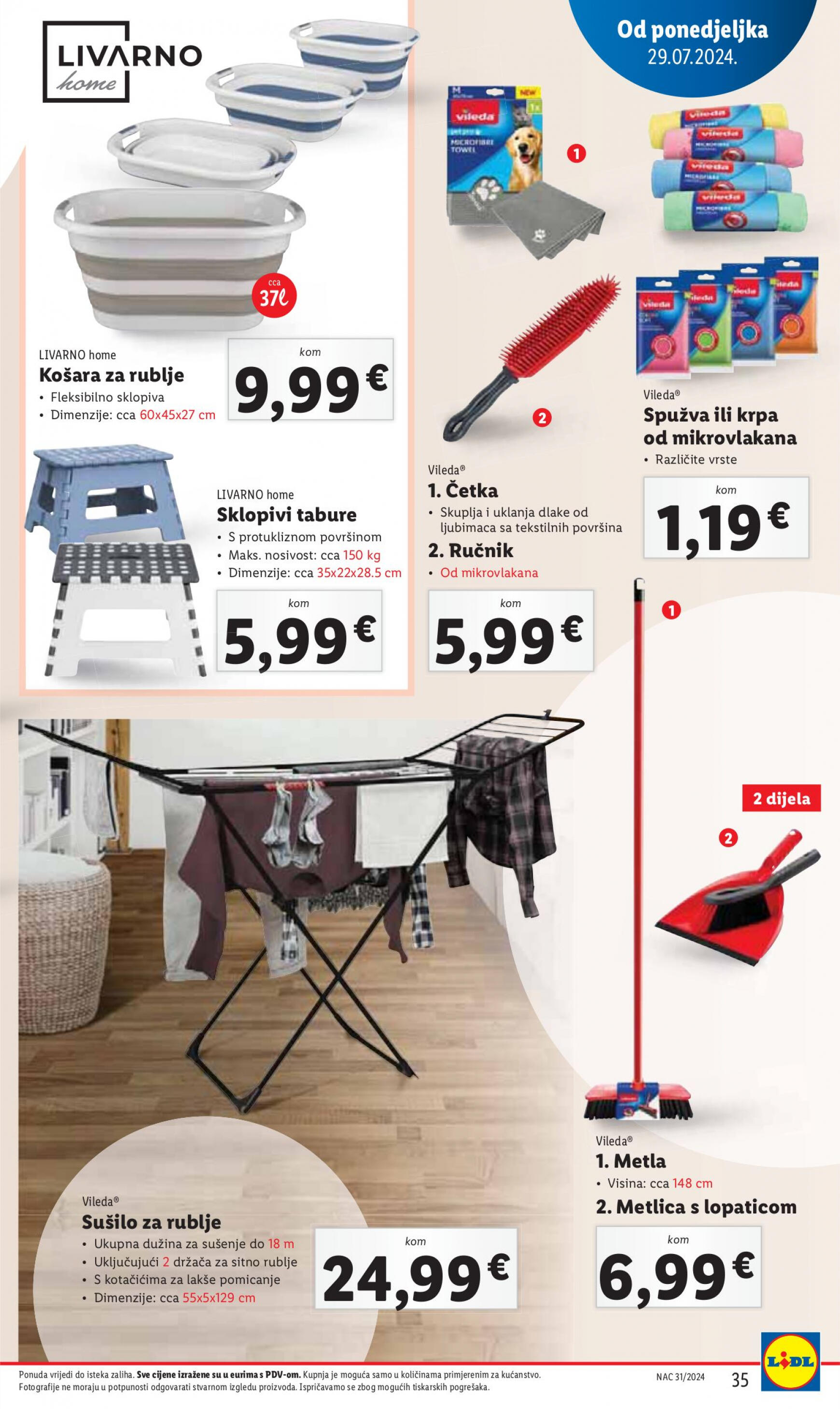 lidl - Novi katalog Lidl 29.07. - 04.08. - page: 35