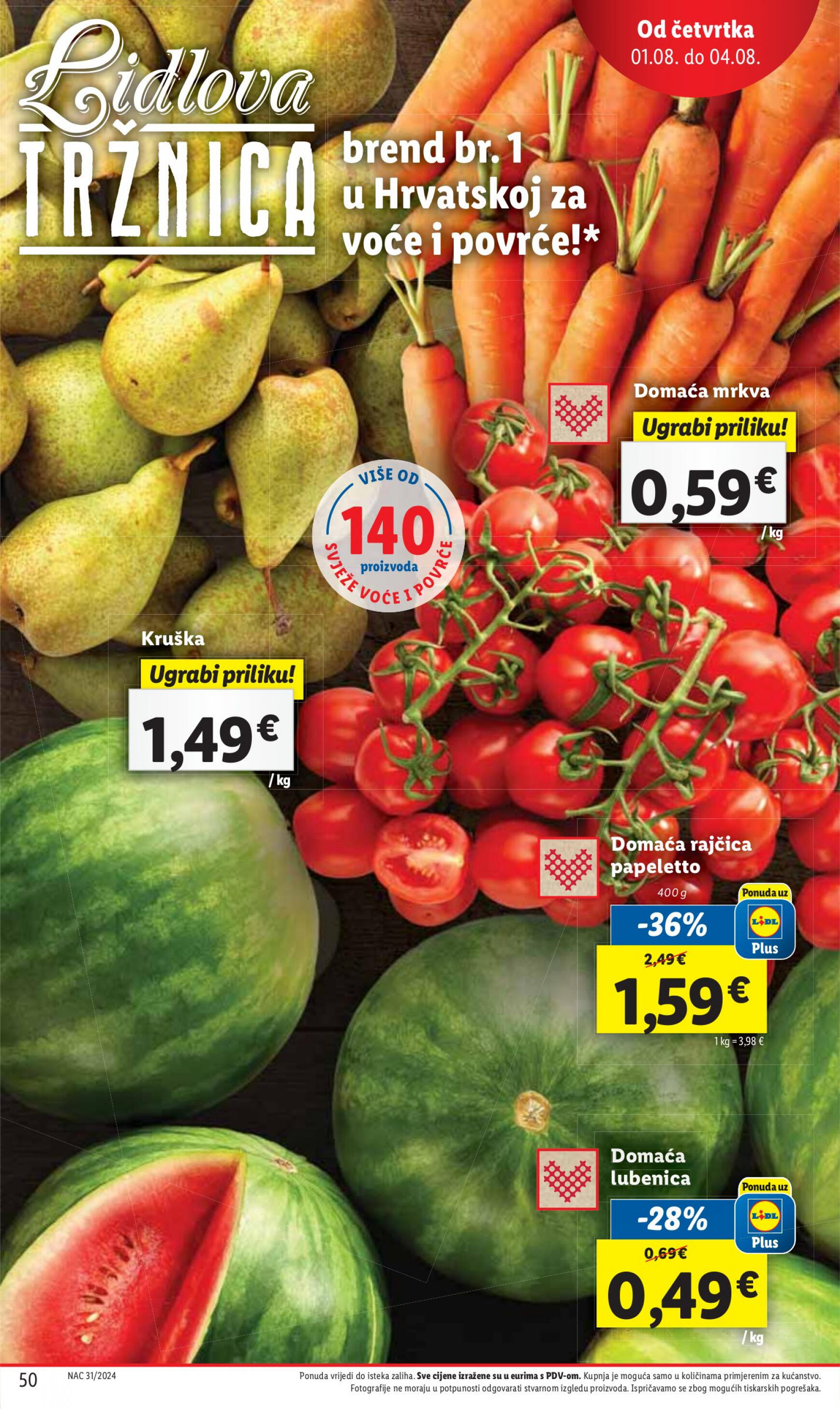 lidl - Novi katalog Lidl 29.07. - 04.08. - page: 50