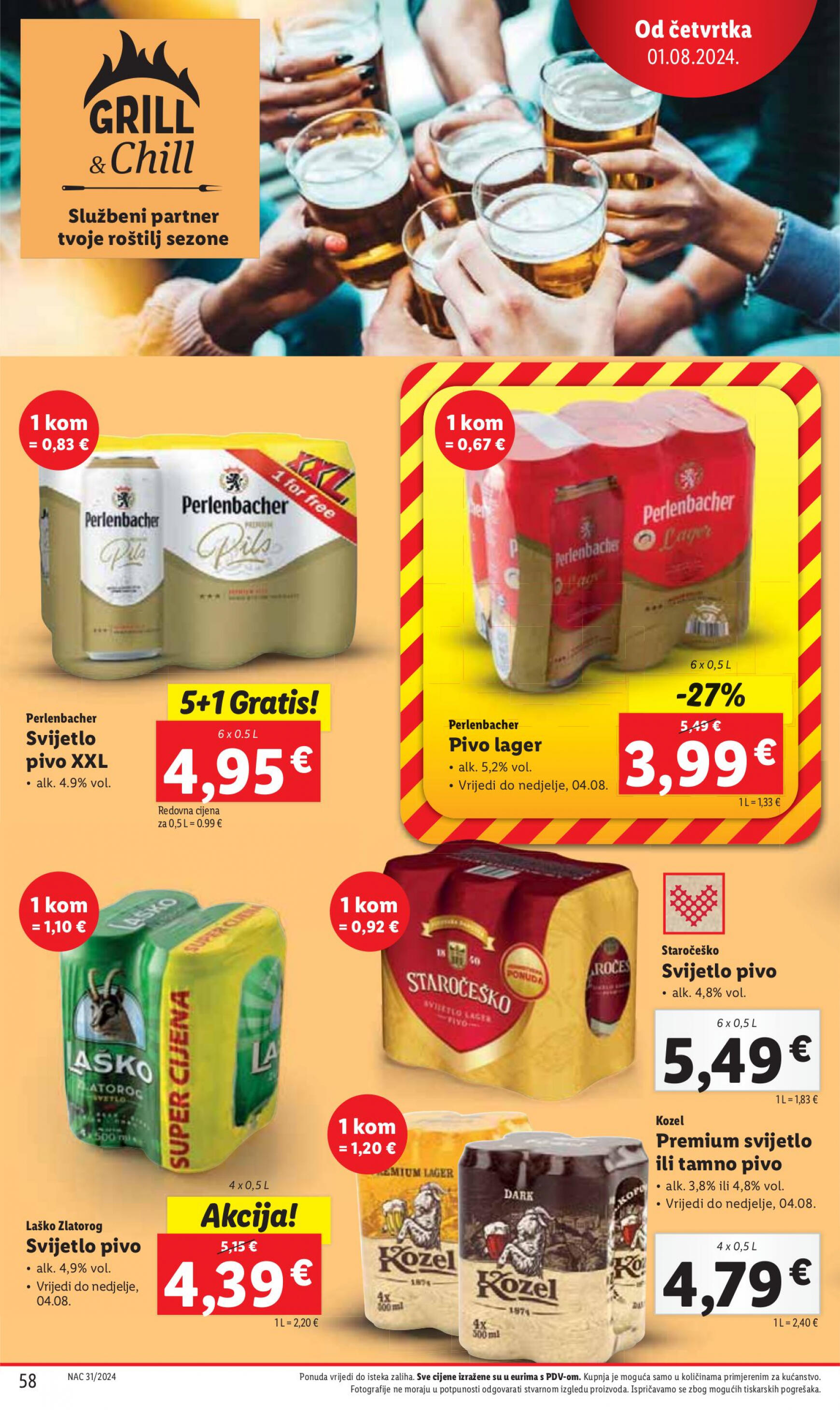 lidl - Novi katalog Lidl 29.07. - 04.08. - page: 58