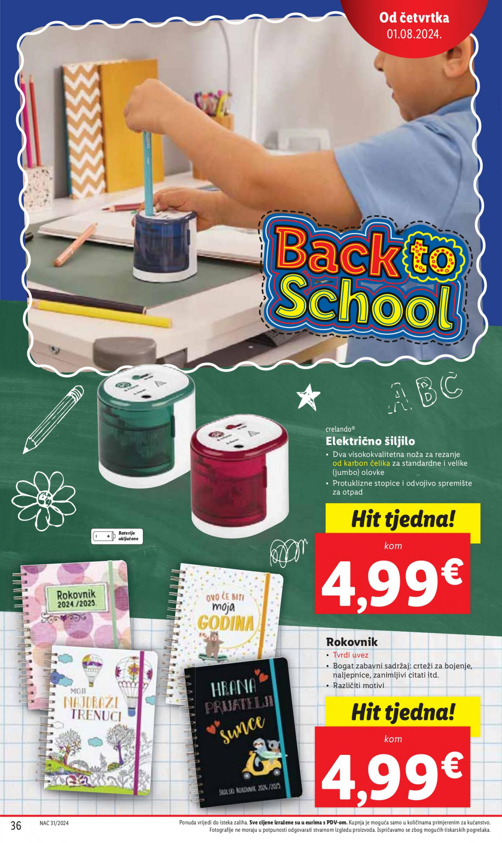 lidl - Novi katalog Lidl 29.07. - 04.08. - page: 36