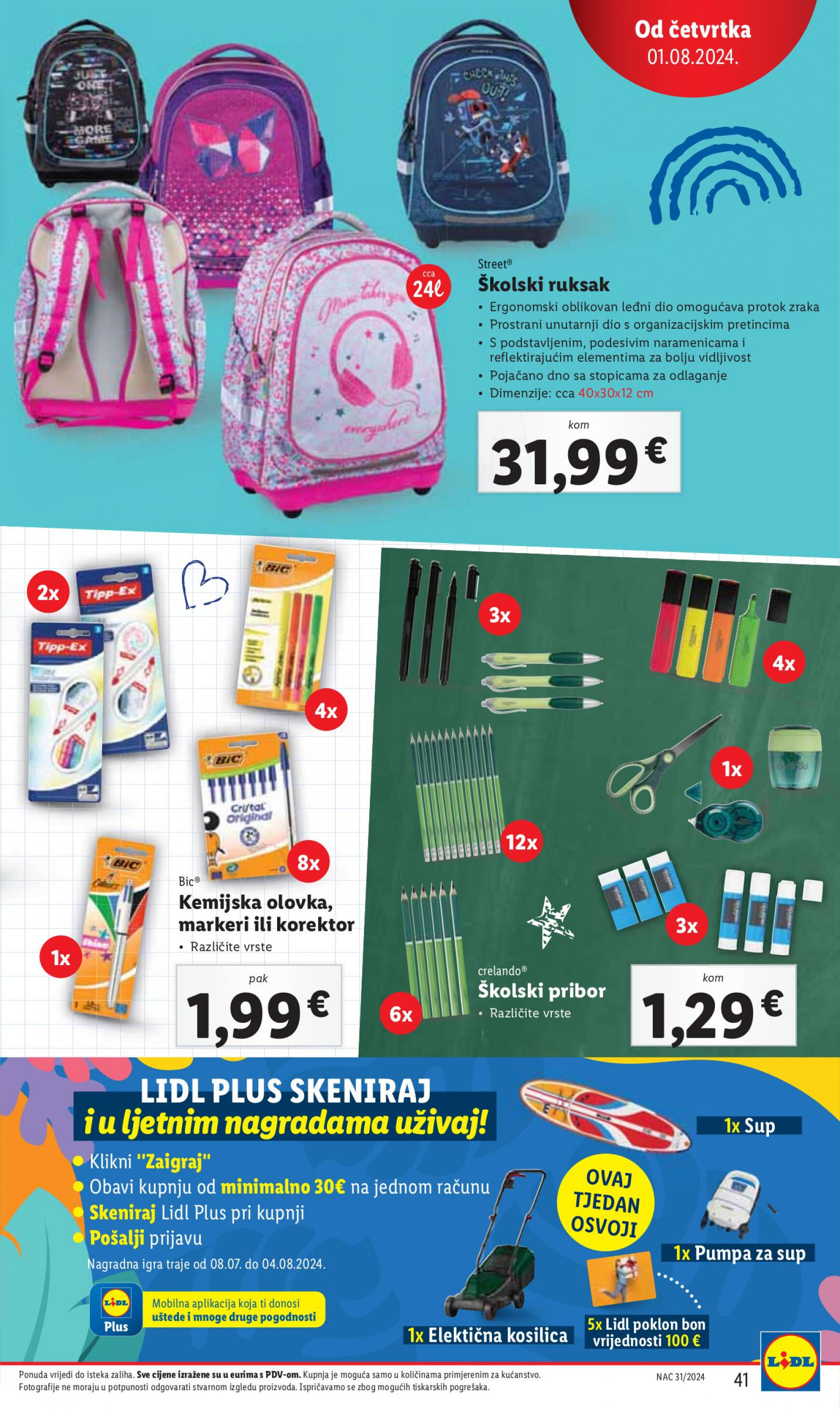 lidl - Novi katalog Lidl 29.07. - 04.08. - page: 41