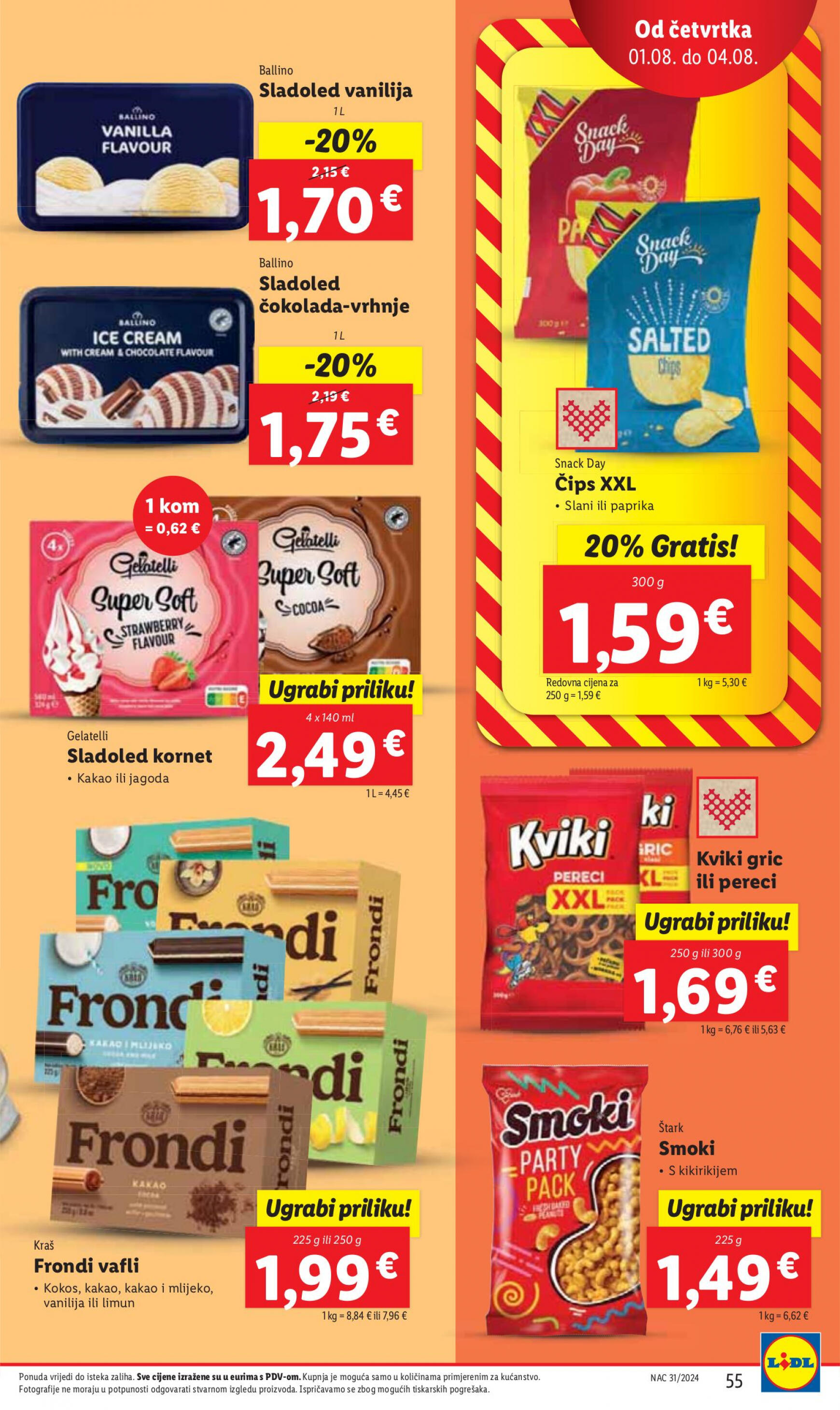 lidl - Novi katalog Lidl 29.07. - 04.08. - page: 55