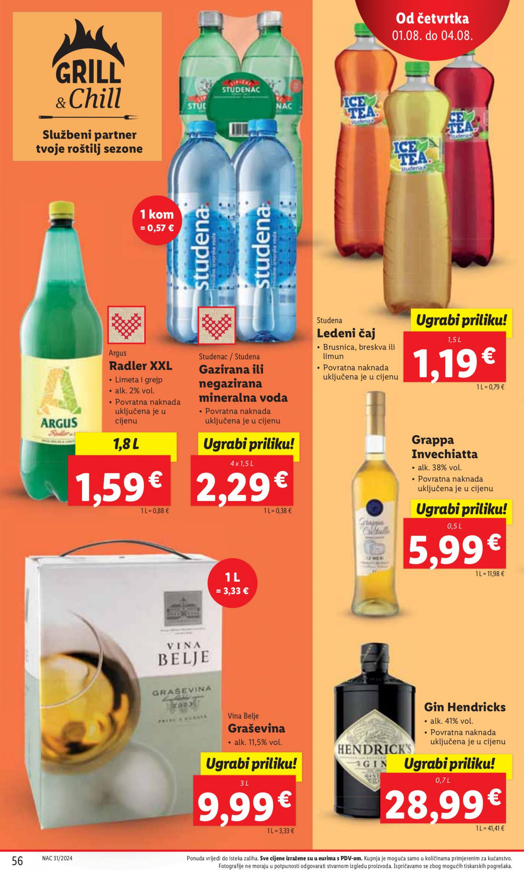 lidl - Novi katalog Lidl 29.07. - 04.08. - page: 56