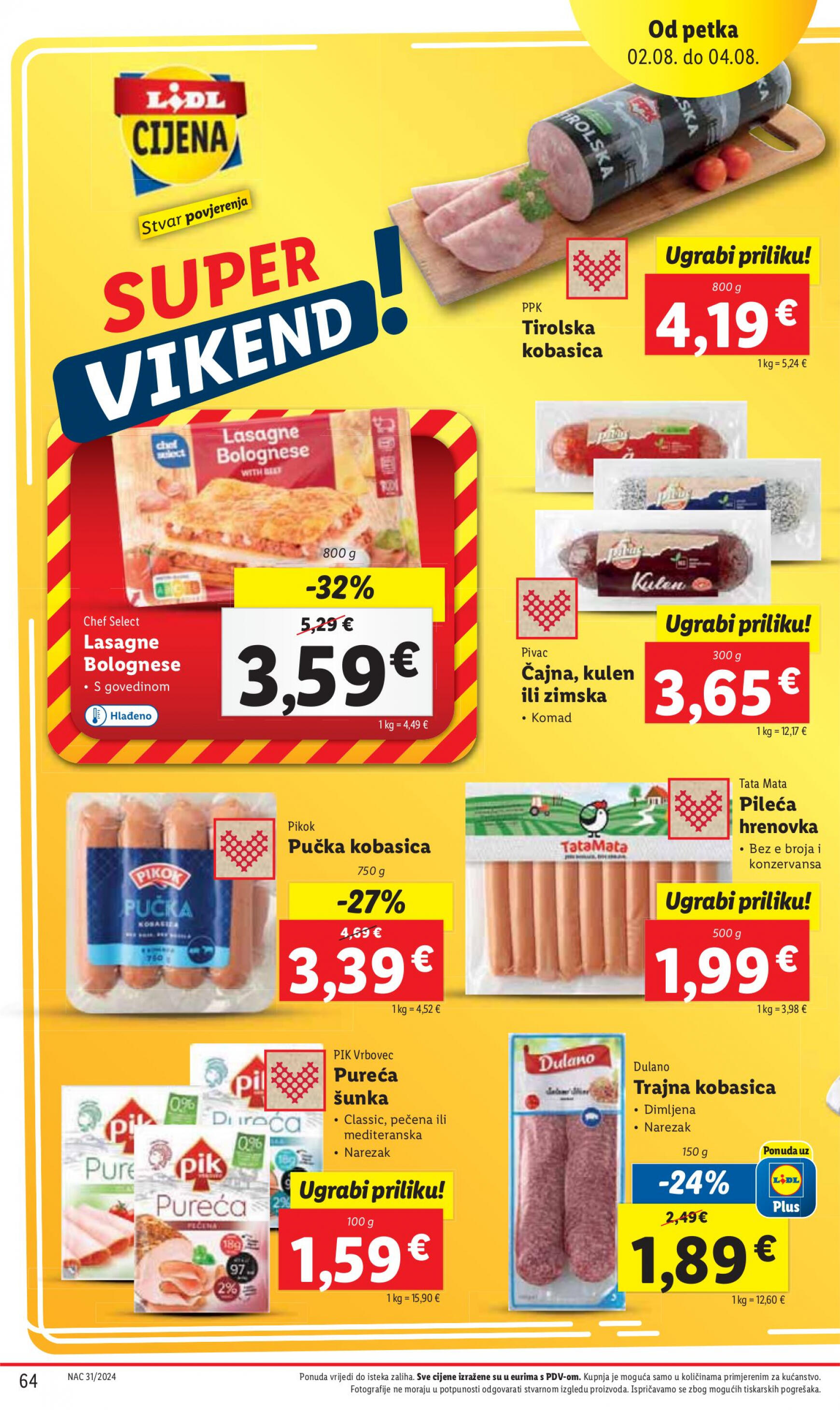 lidl - Novi katalog Lidl 29.07. - 04.08. - page: 64