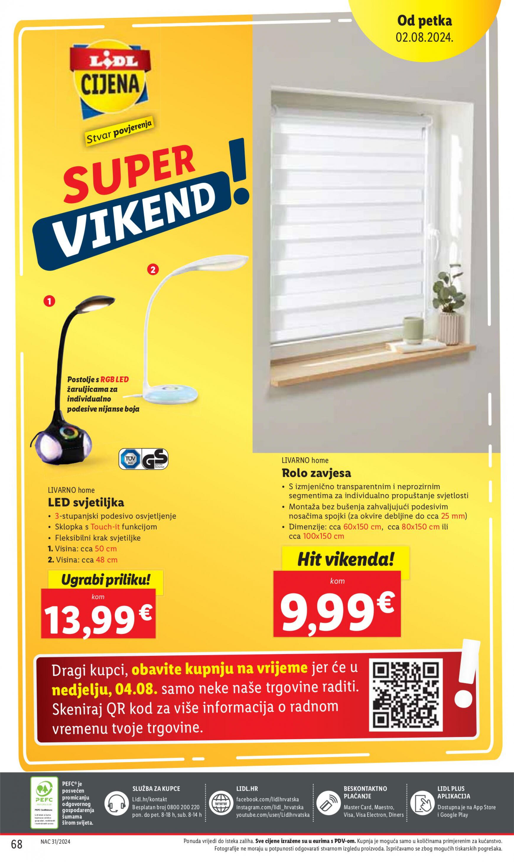 lidl - Novi katalog Lidl 29.07. - 04.08. - page: 68