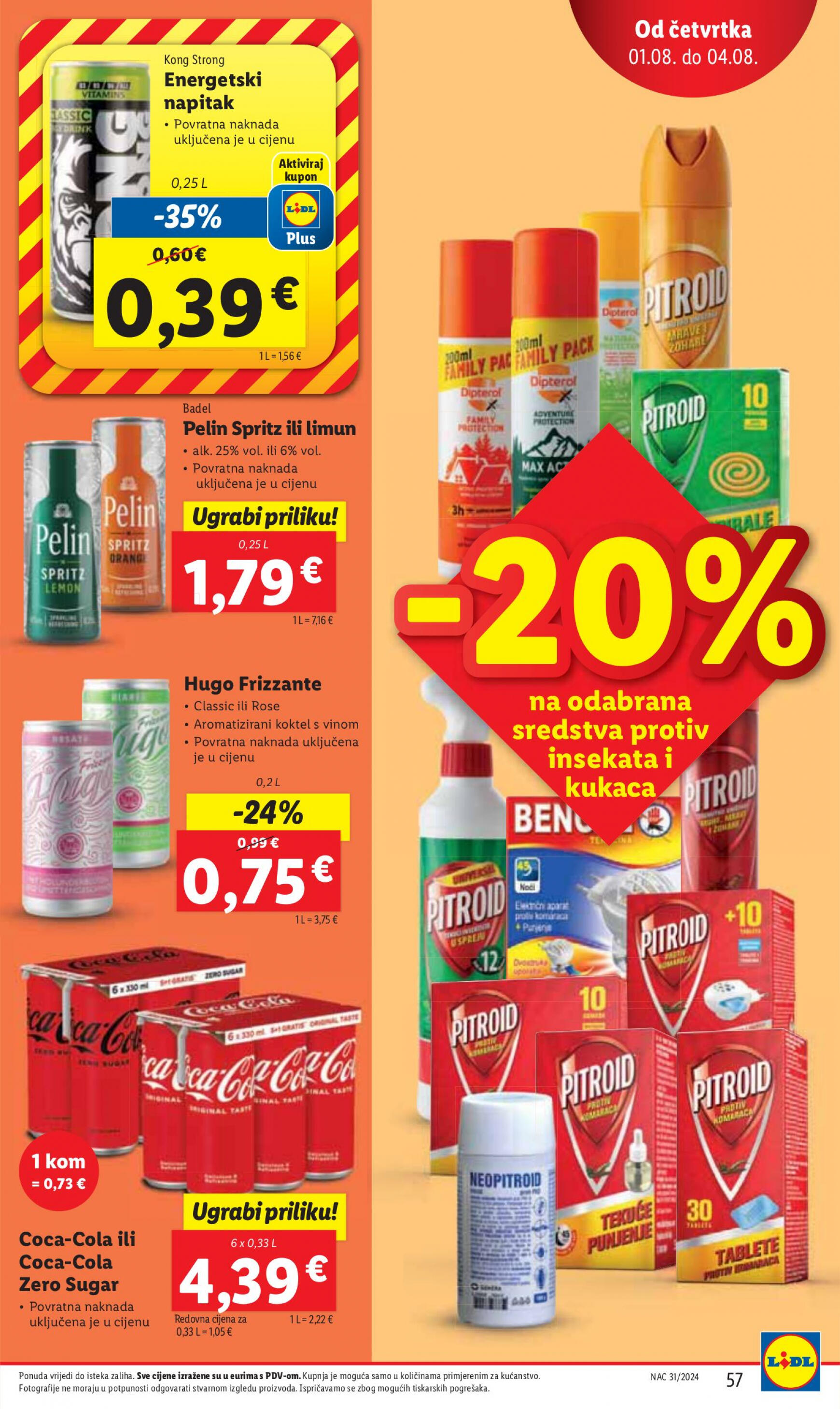 lidl - Novi katalog Lidl 29.07. - 04.08. - page: 57