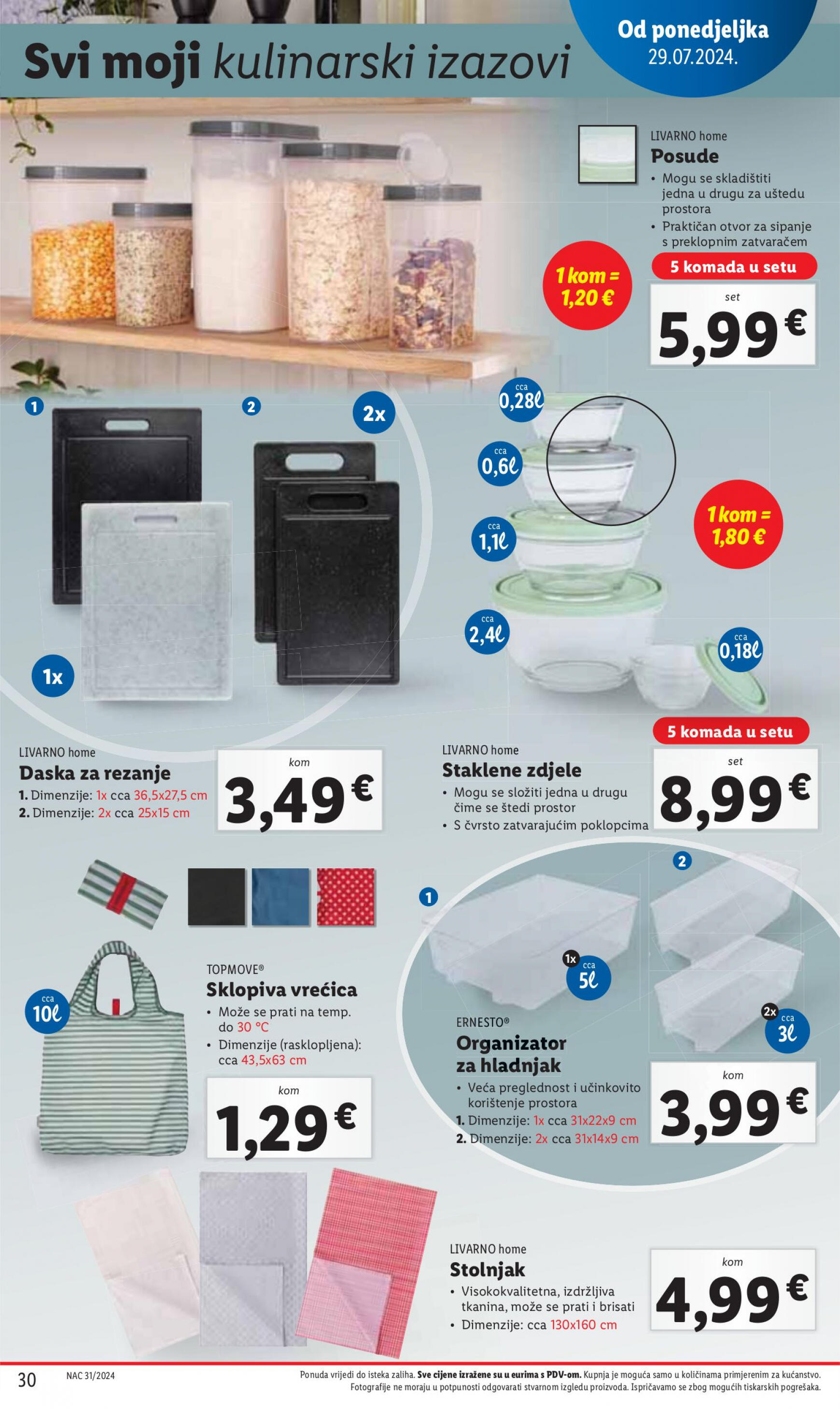 lidl - Novi katalog Lidl 29.07. - 04.08. - page: 30