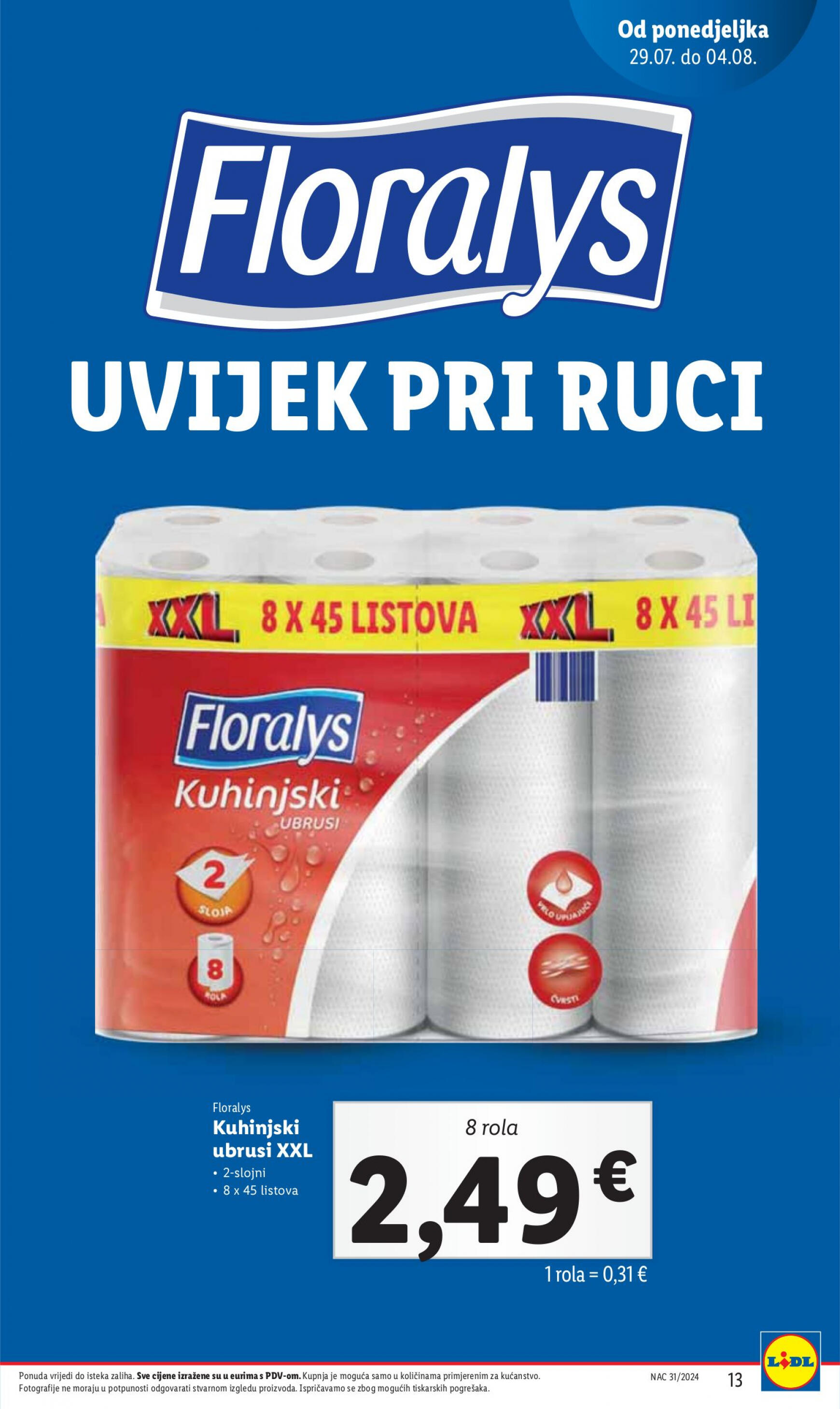 lidl - Novi katalog Lidl 29.07. - 04.08. - page: 13