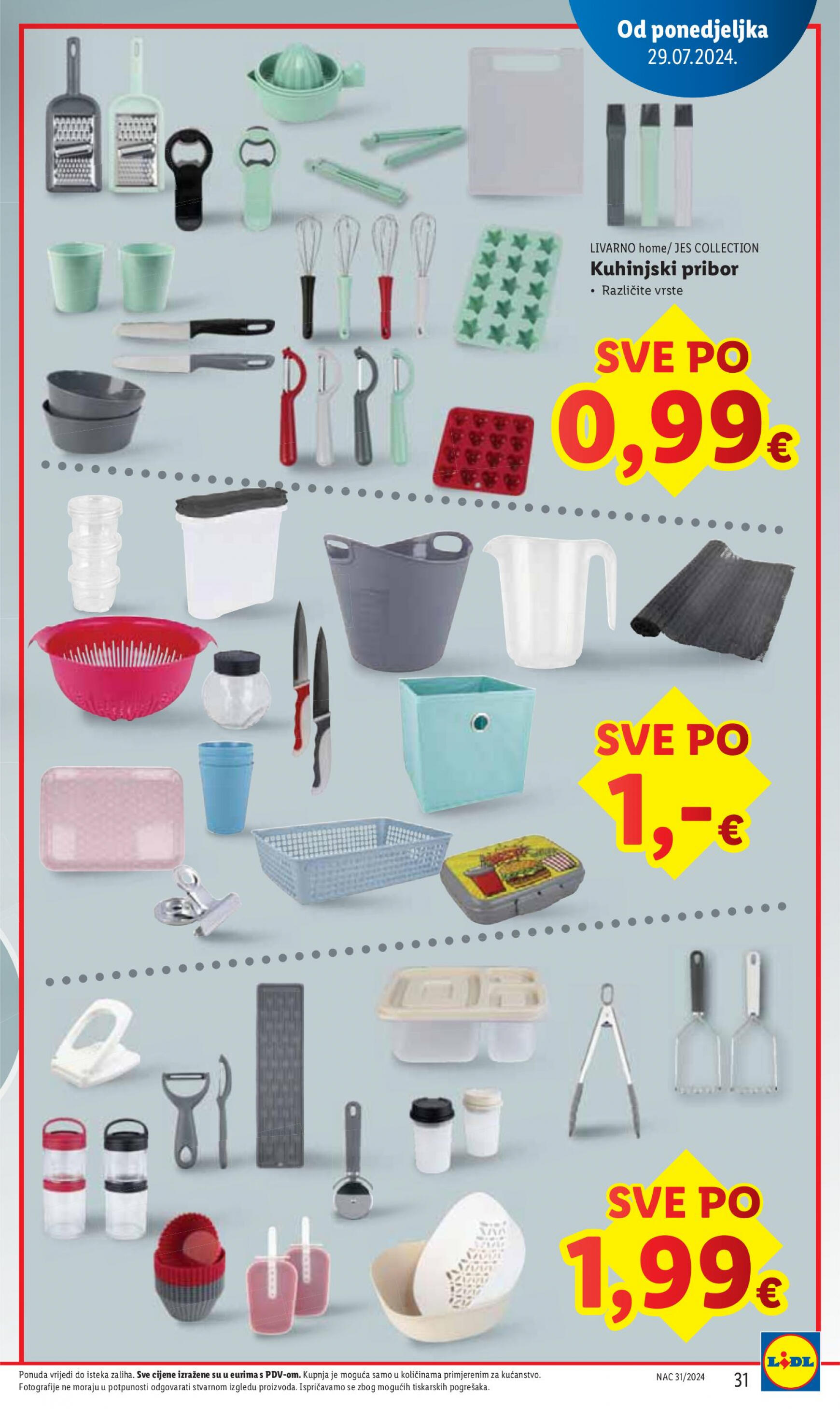 lidl - Novi katalog Lidl 29.07. - 04.08. - page: 31