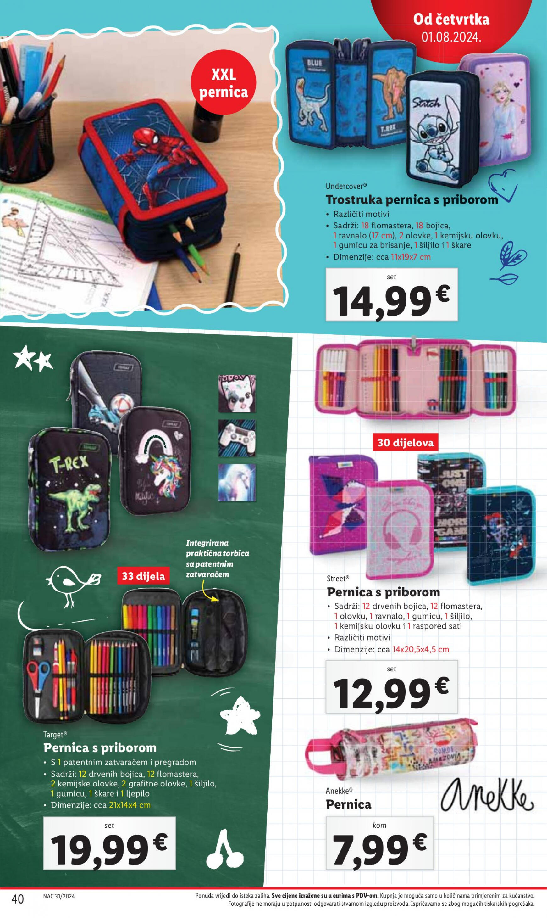 lidl - Novi katalog Lidl 29.07. - 04.08. - page: 40