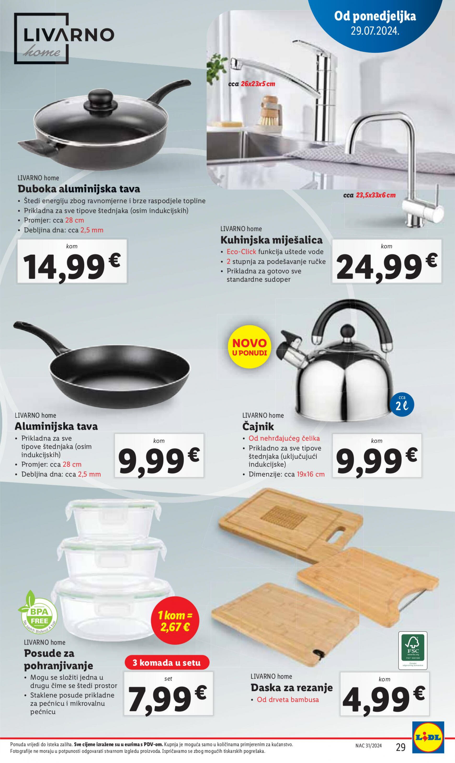 lidl - Novi katalog Lidl 29.07. - 04.08. - page: 29