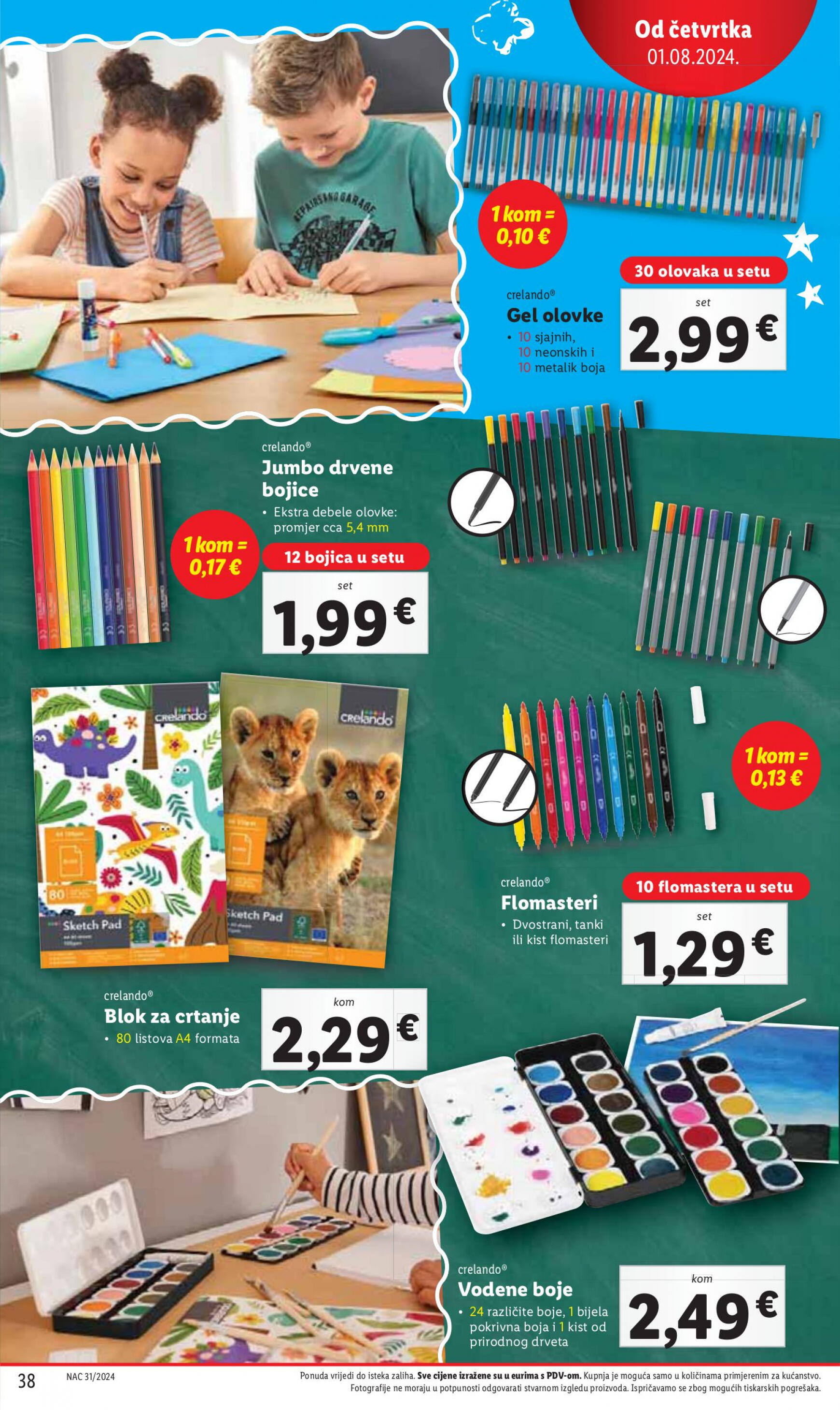 lidl - Novi katalog Lidl 29.07. - 04.08. - page: 38