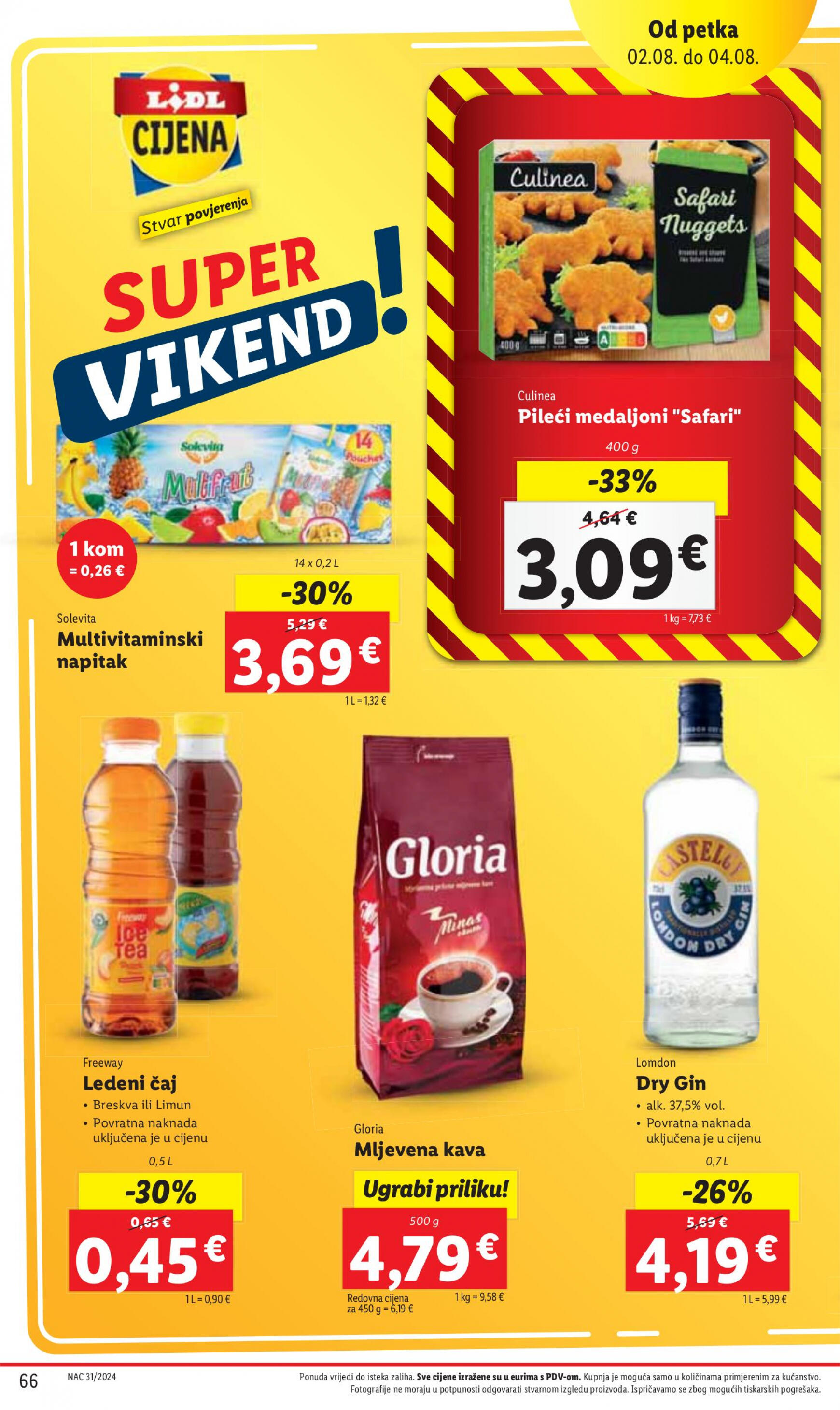 lidl - Novi katalog Lidl 29.07. - 04.08. - page: 66