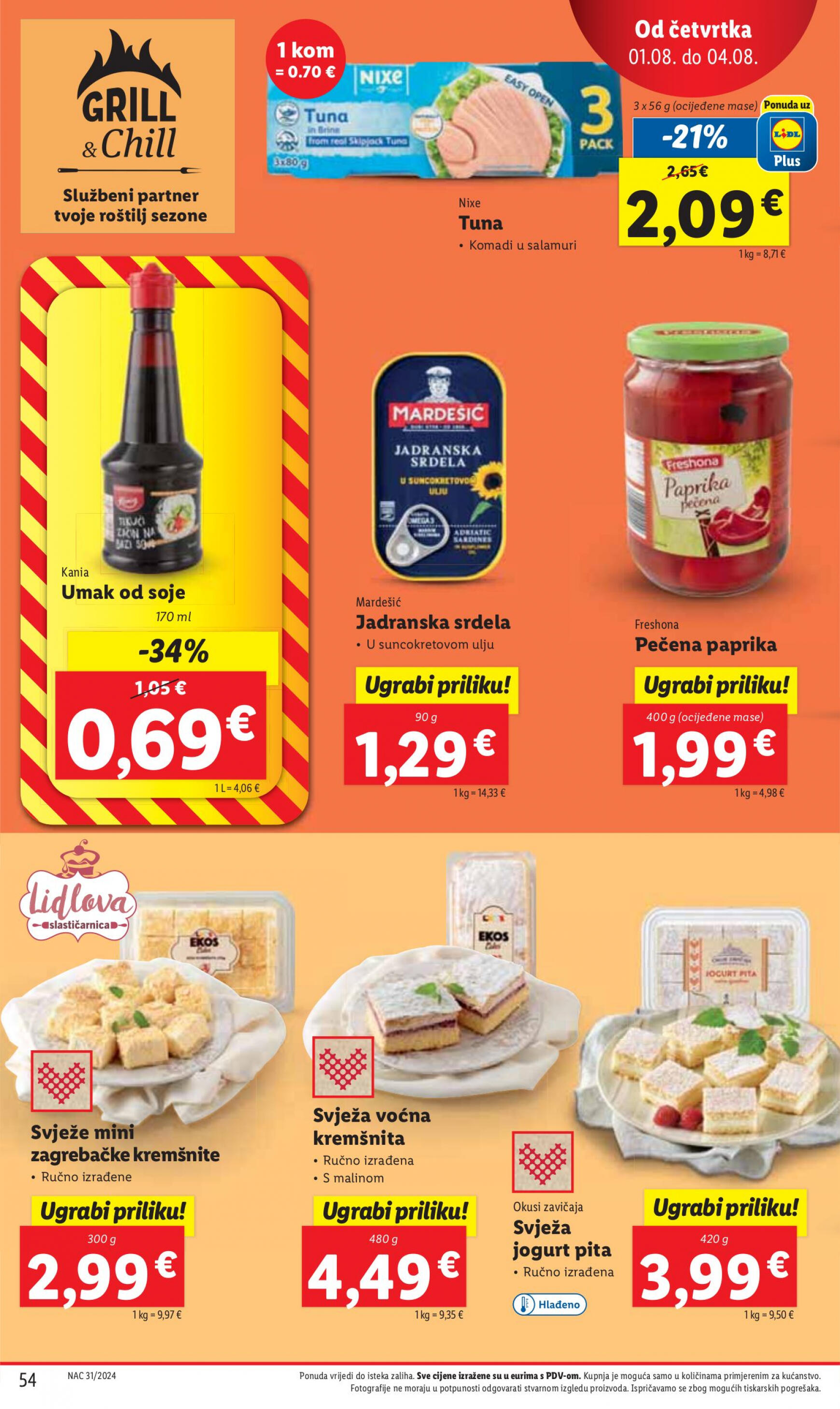 lidl - Novi katalog Lidl 29.07. - 04.08. - page: 54