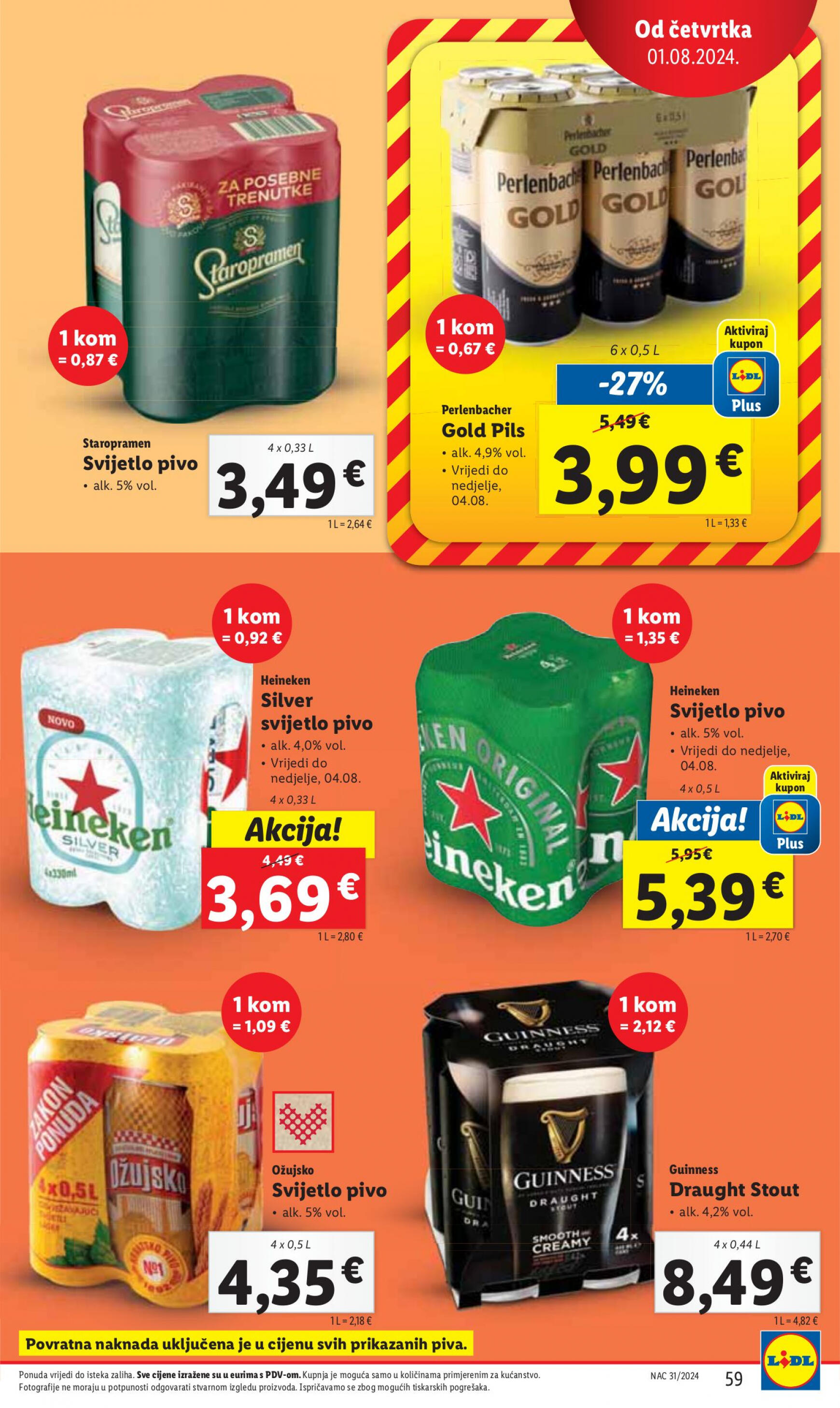 lidl - Novi katalog Lidl 29.07. - 04.08. - page: 59