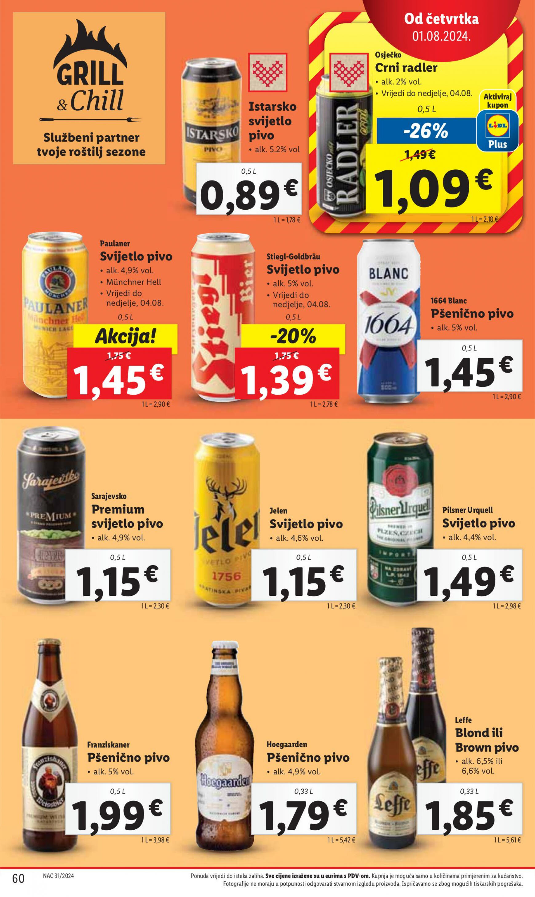 lidl - Novi katalog Lidl 29.07. - 04.08. - page: 60