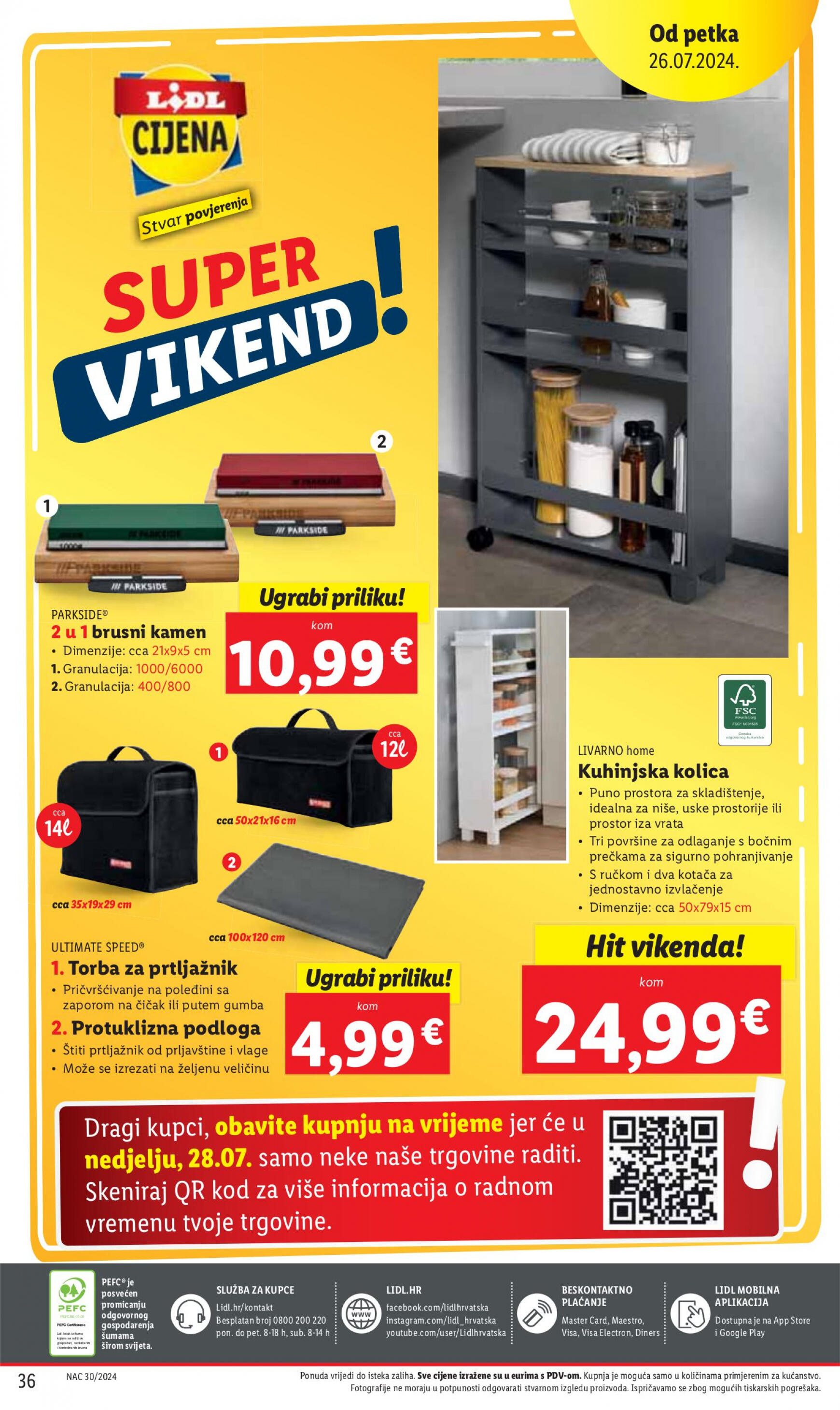 lidl - Novi katalog Lidl 25.07. - 28.07. - page: 36