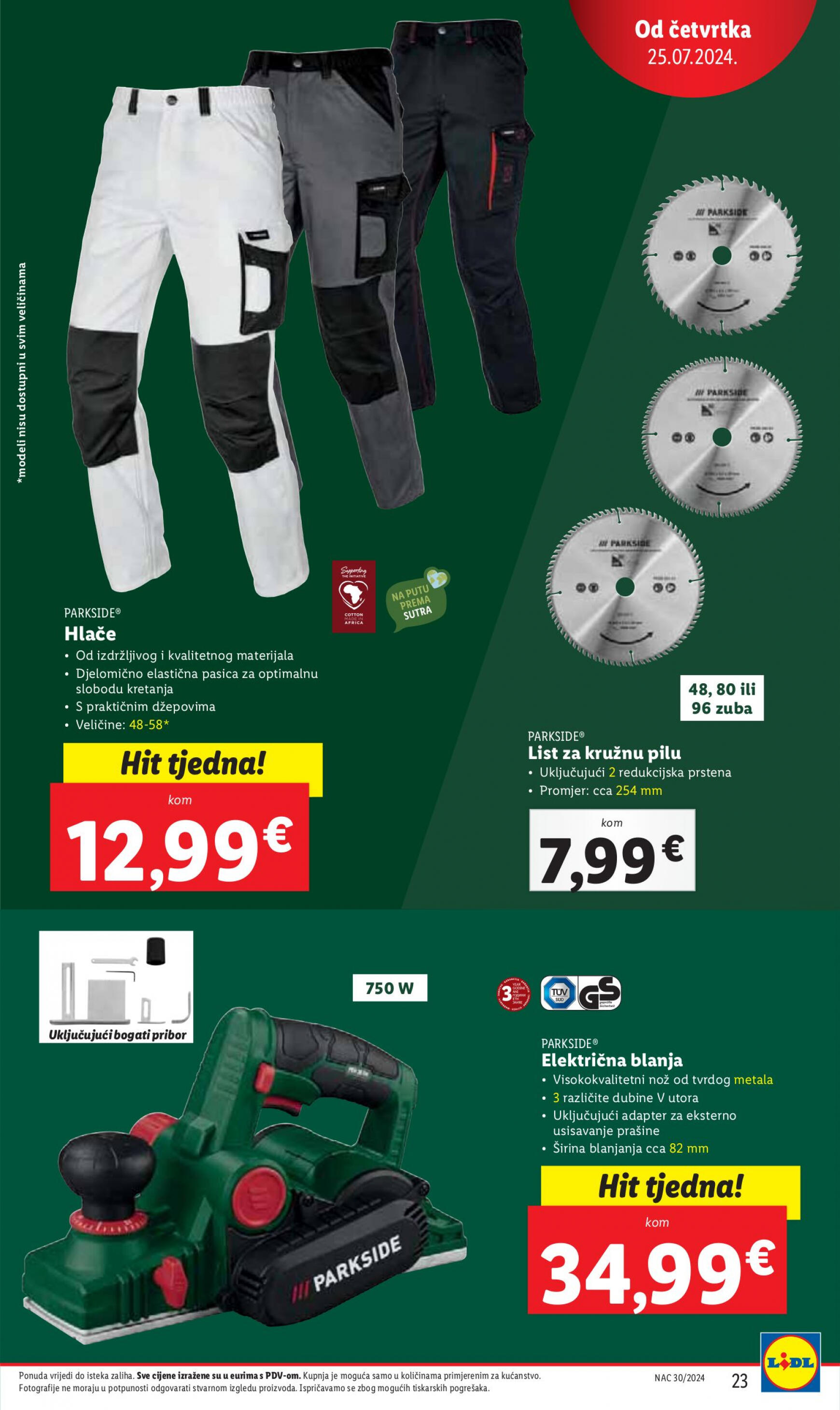 lidl - Novi katalog Lidl 25.07. - 28.07. - page: 23