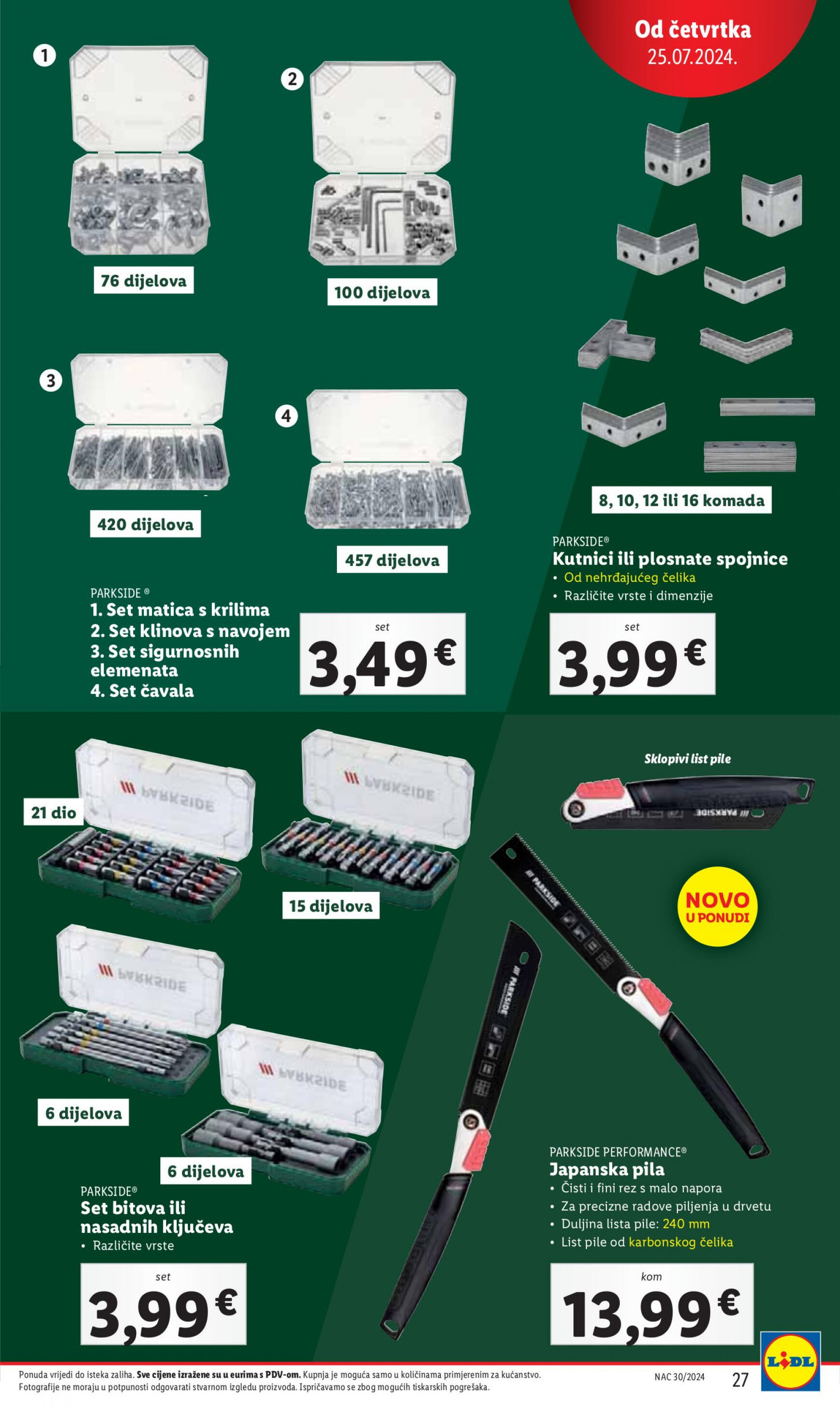 lidl - Novi katalog Lidl 25.07. - 28.07. - page: 27