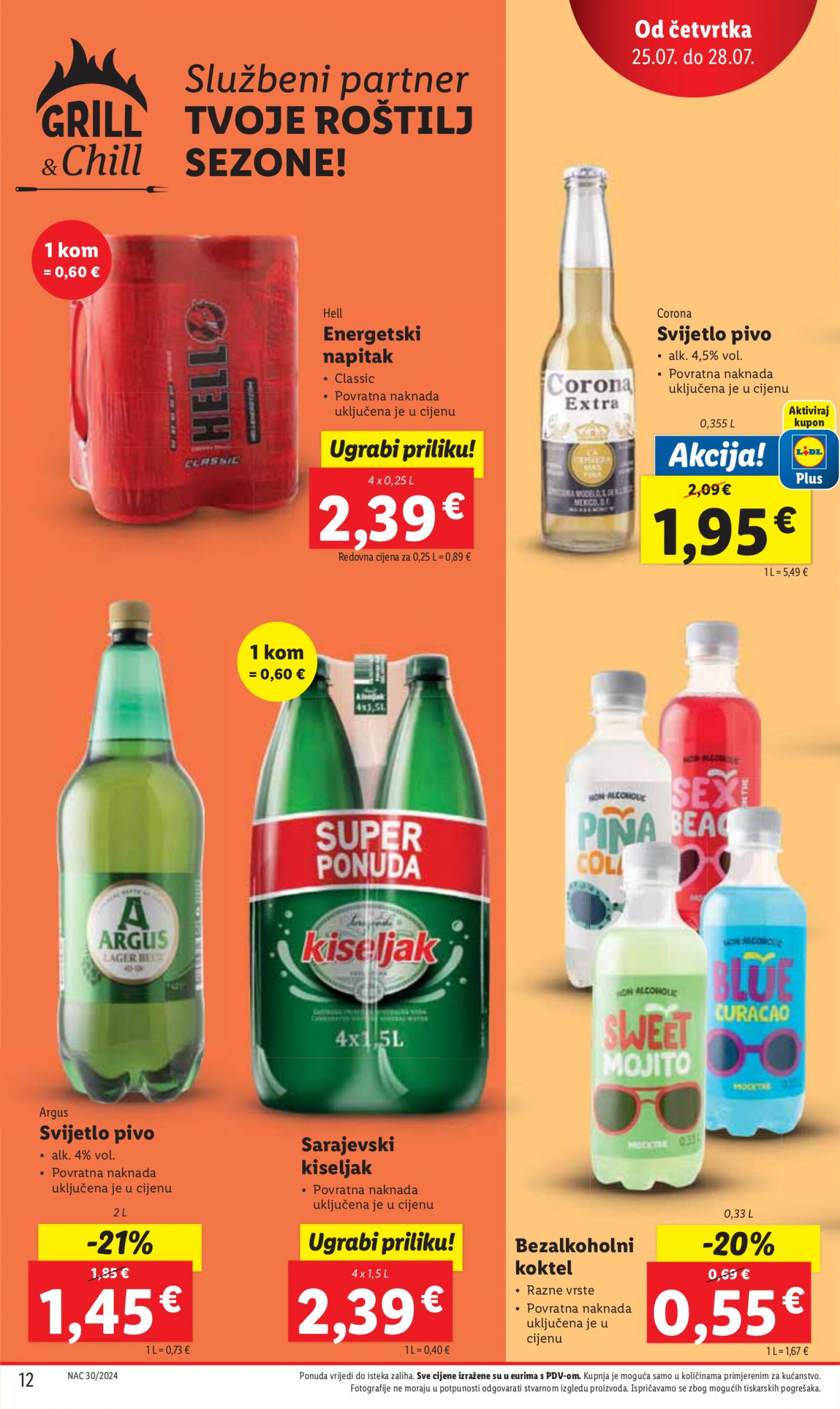 lidl - Novi katalog Lidl 25.07. - 28.07. - page: 12