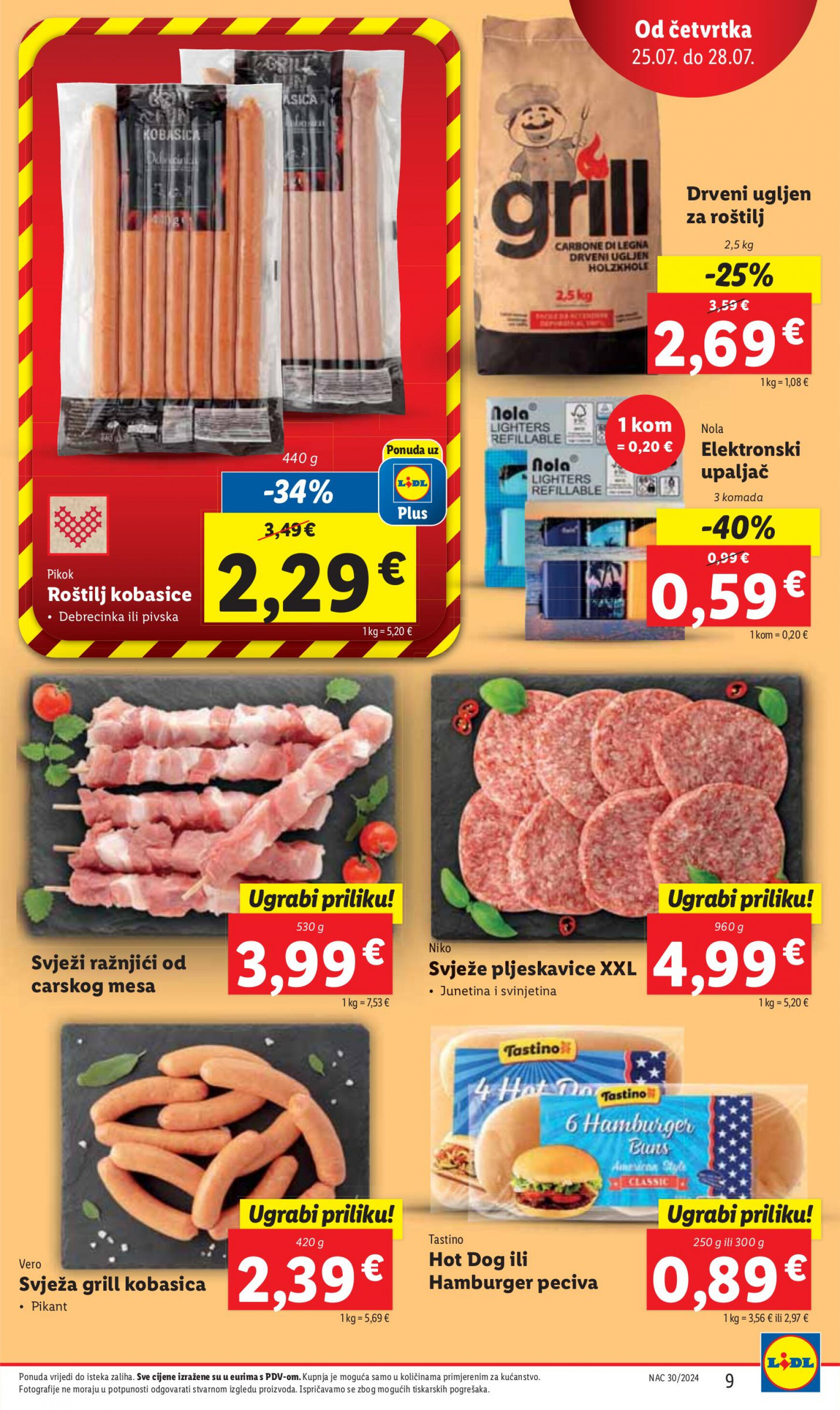 lidl - Novi katalog Lidl 25.07. - 28.07. - page: 9