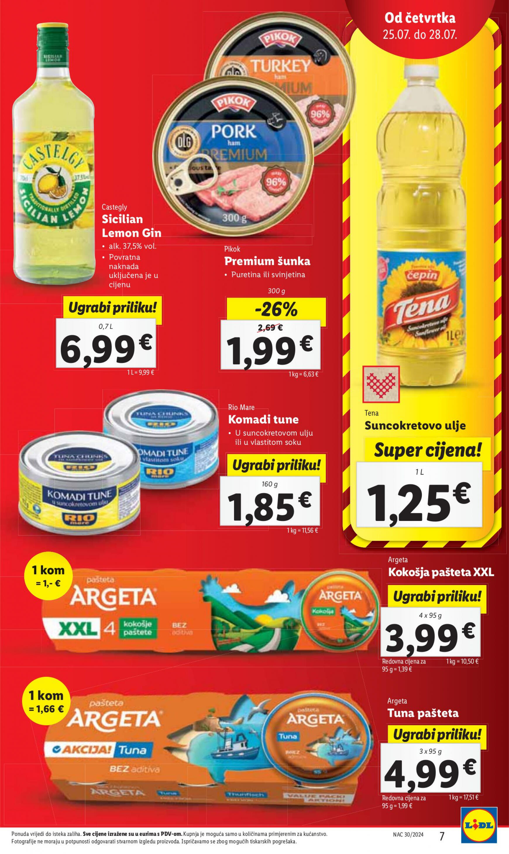 lidl - Novi katalog Lidl 25.07. - 28.07. - page: 7