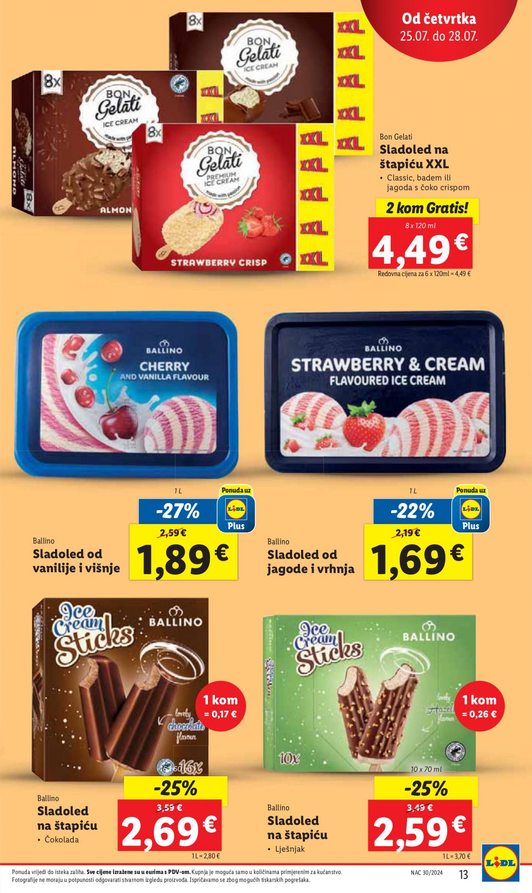 lidl - Novi katalog Lidl 25.07. - 28.07. - page: 13