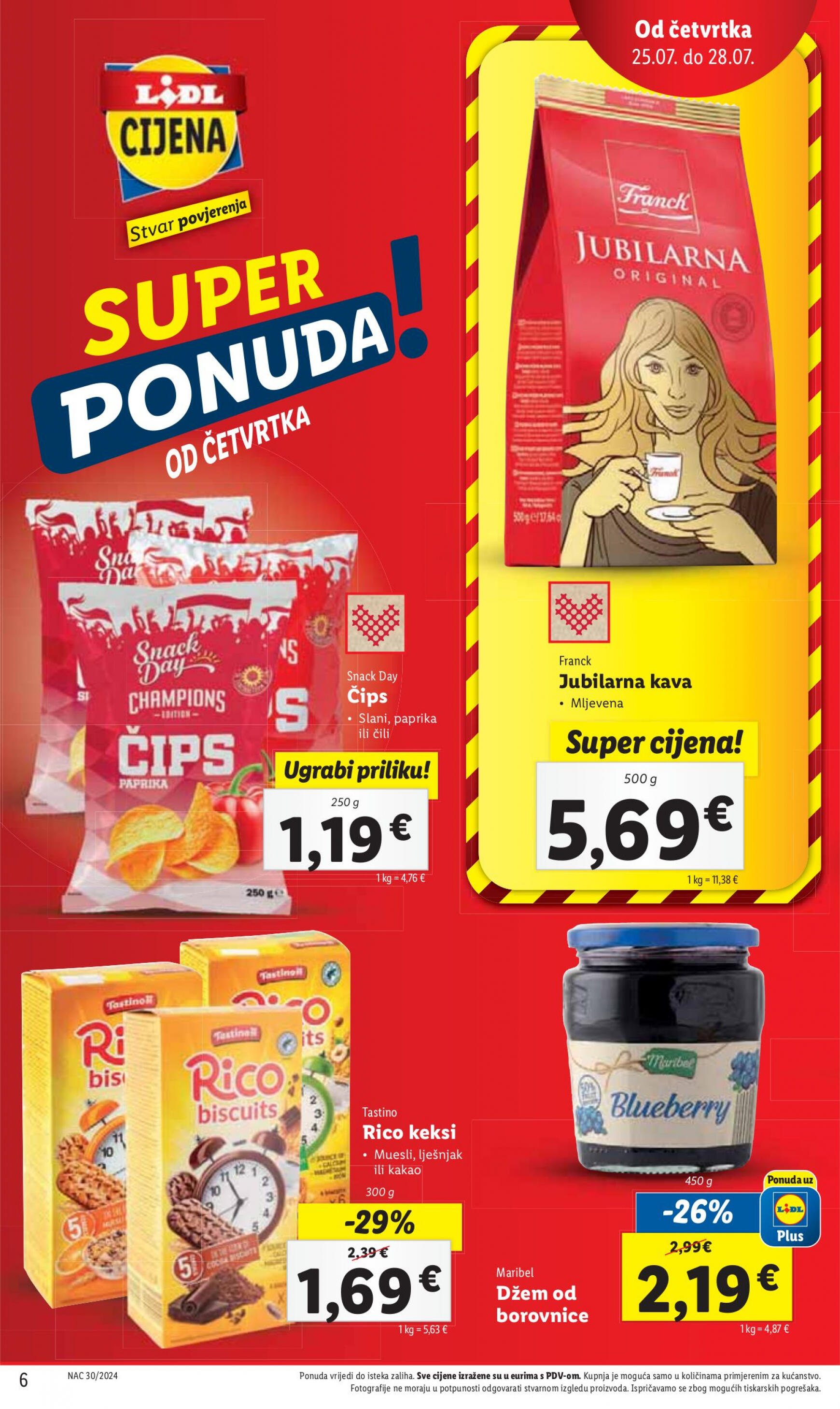 lidl - Novi katalog Lidl 25.07. - 28.07. - page: 6