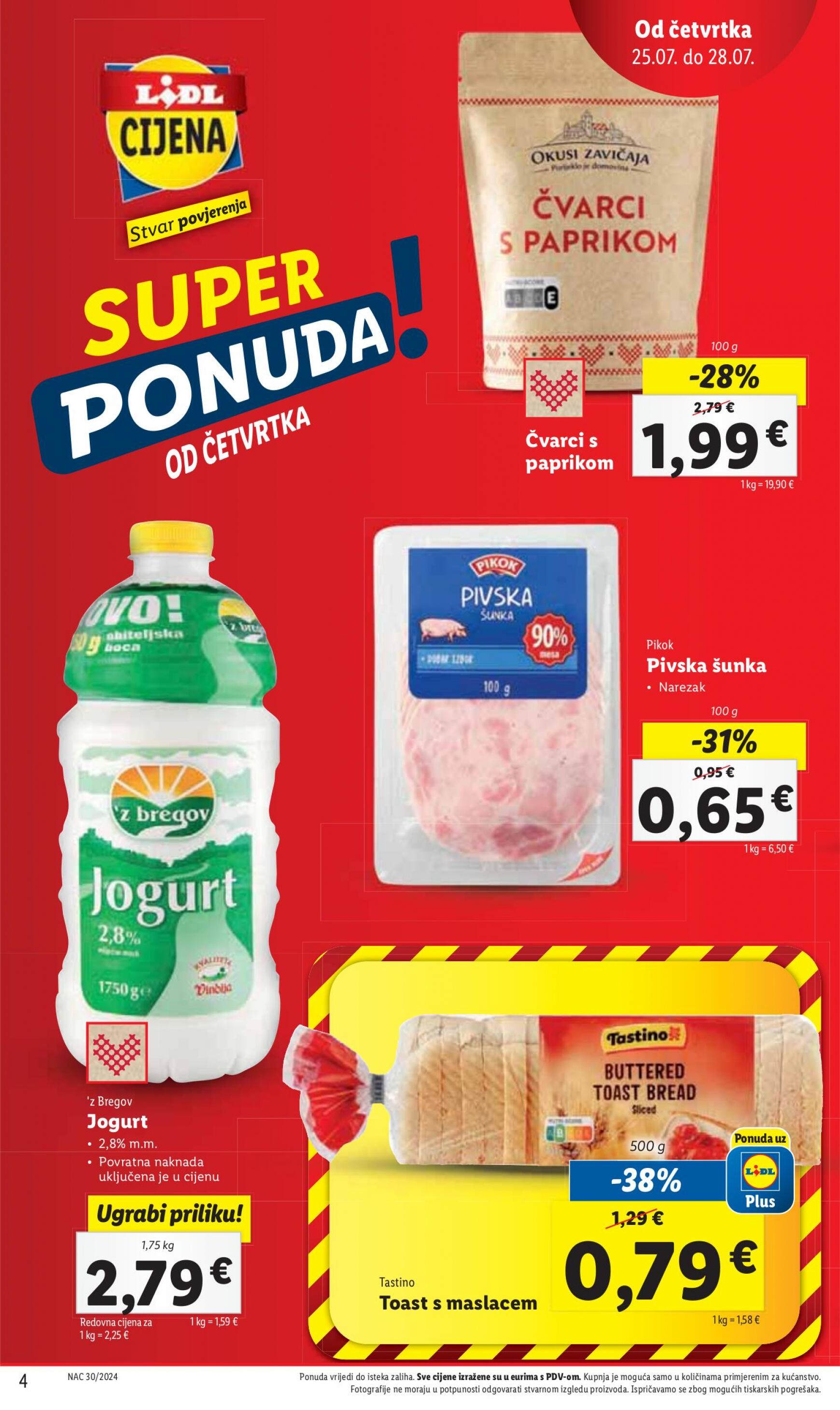 lidl - Novi katalog Lidl 25.07. - 28.07. - page: 4