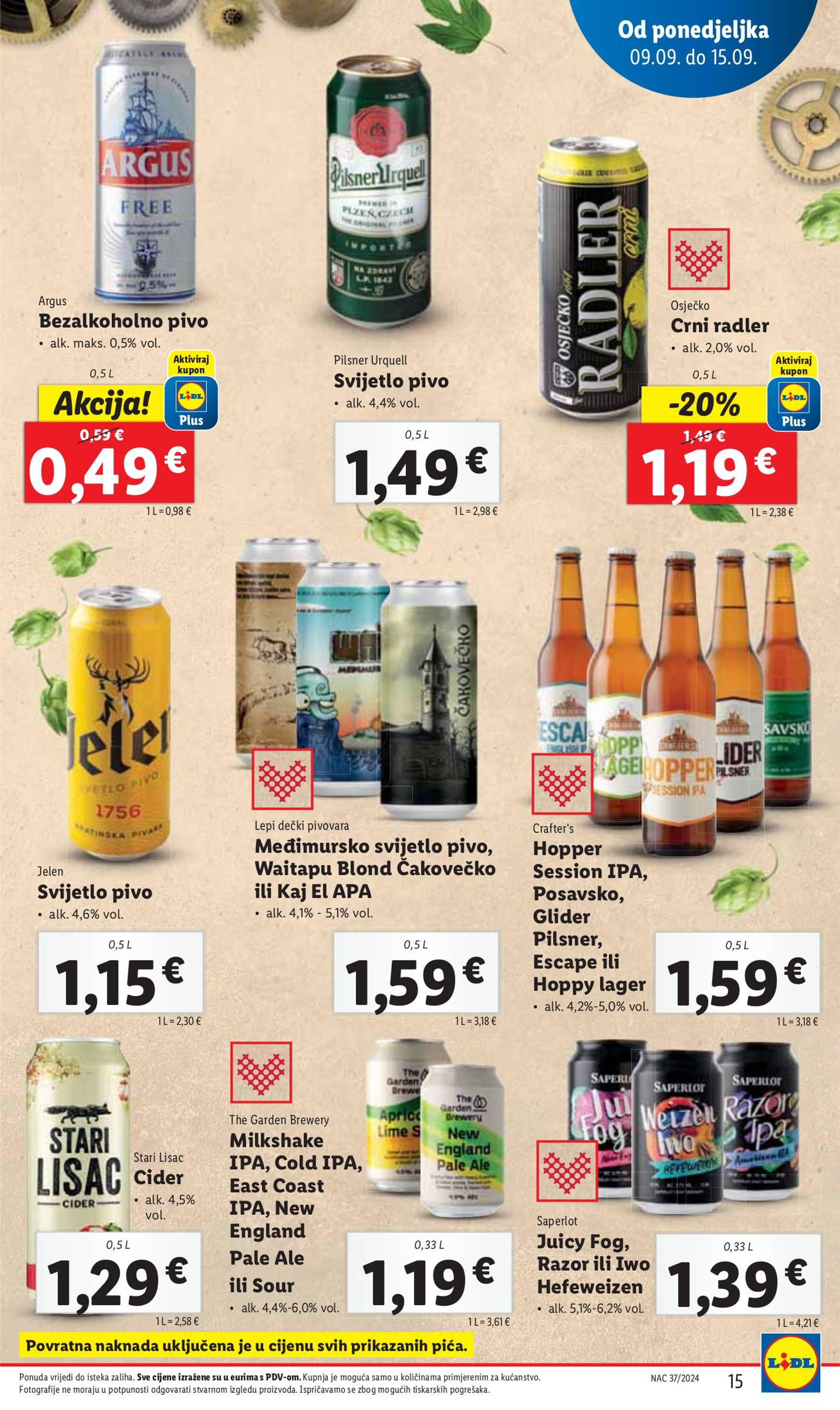 lidl - Novi katalog Lidl 09.09. - 15.09. - page: 15