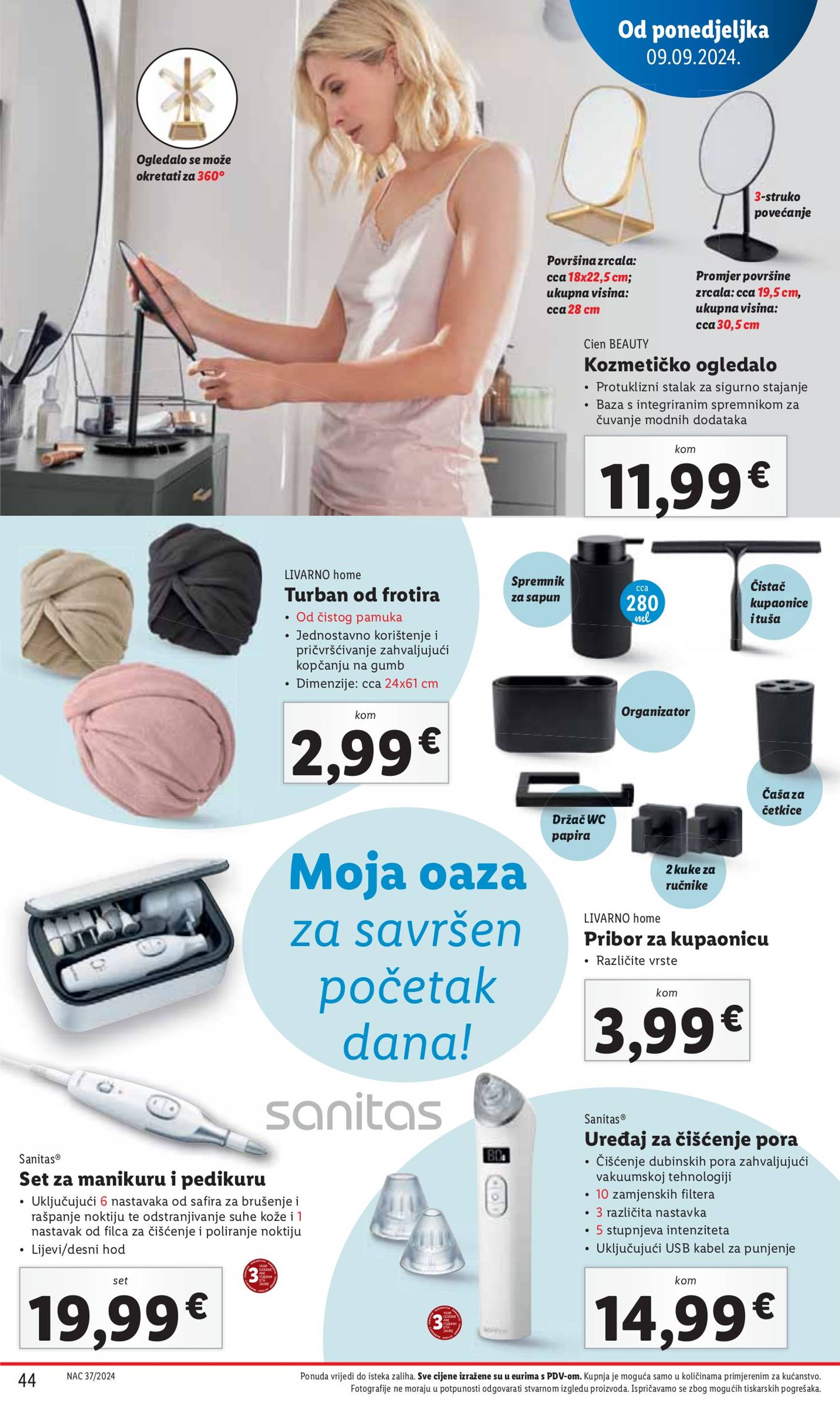 lidl - Novi katalog Lidl 09.09. - 15.09. - page: 44