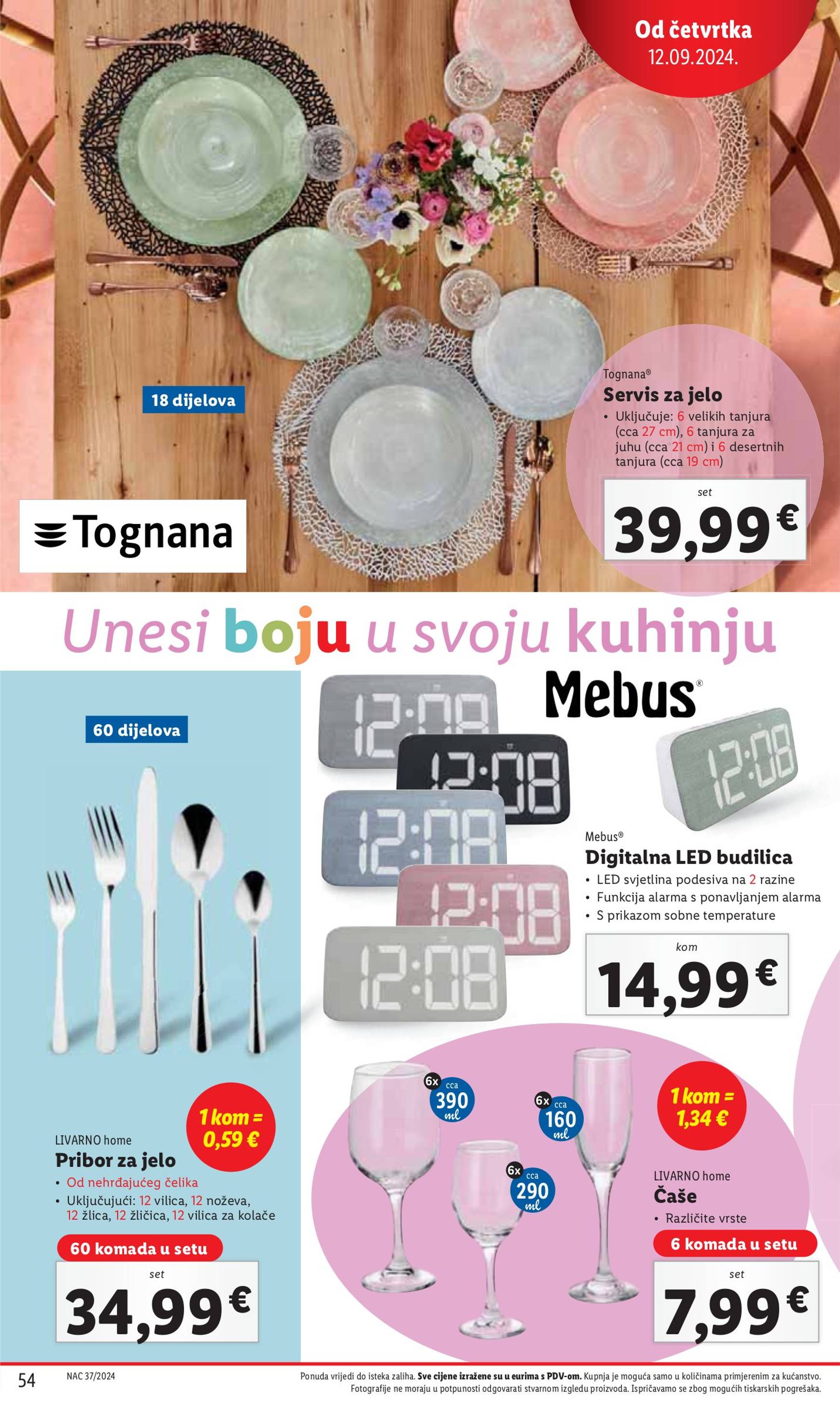 lidl - Novi katalog Lidl 09.09. - 15.09. - page: 54