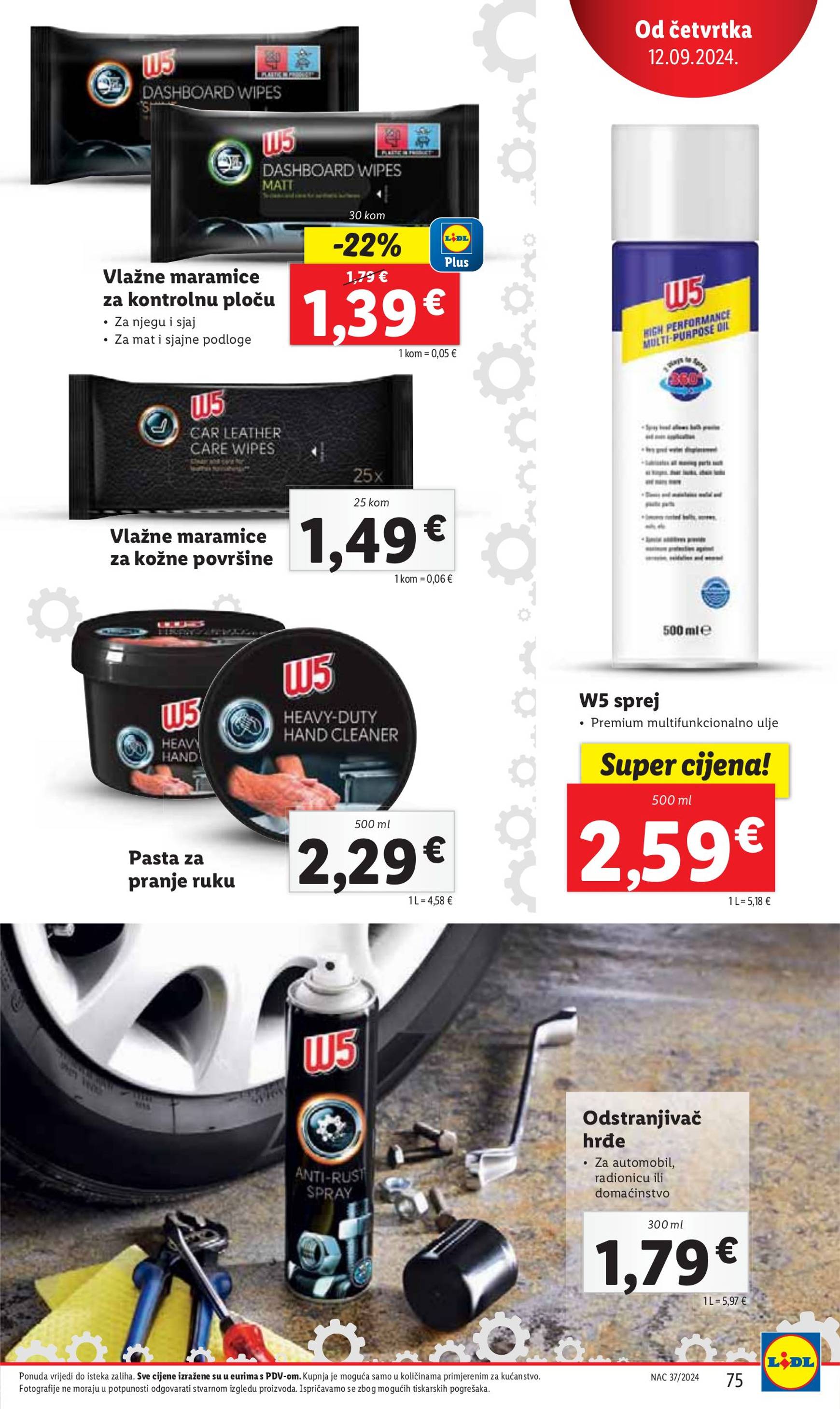 lidl - Novi katalog Lidl 09.09. - 15.09. - page: 75