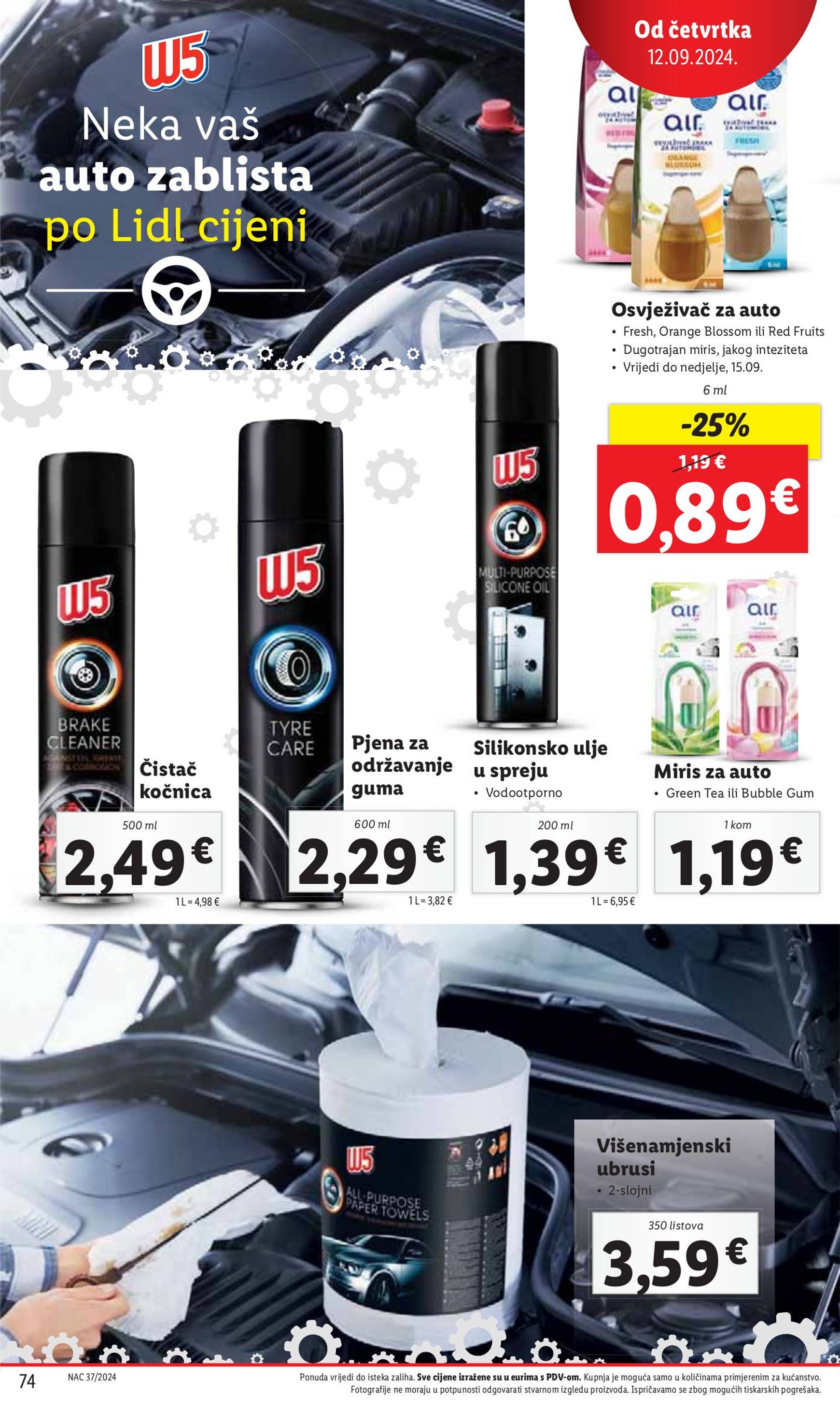 lidl - Novi katalog Lidl 09.09. - 15.09. - page: 74