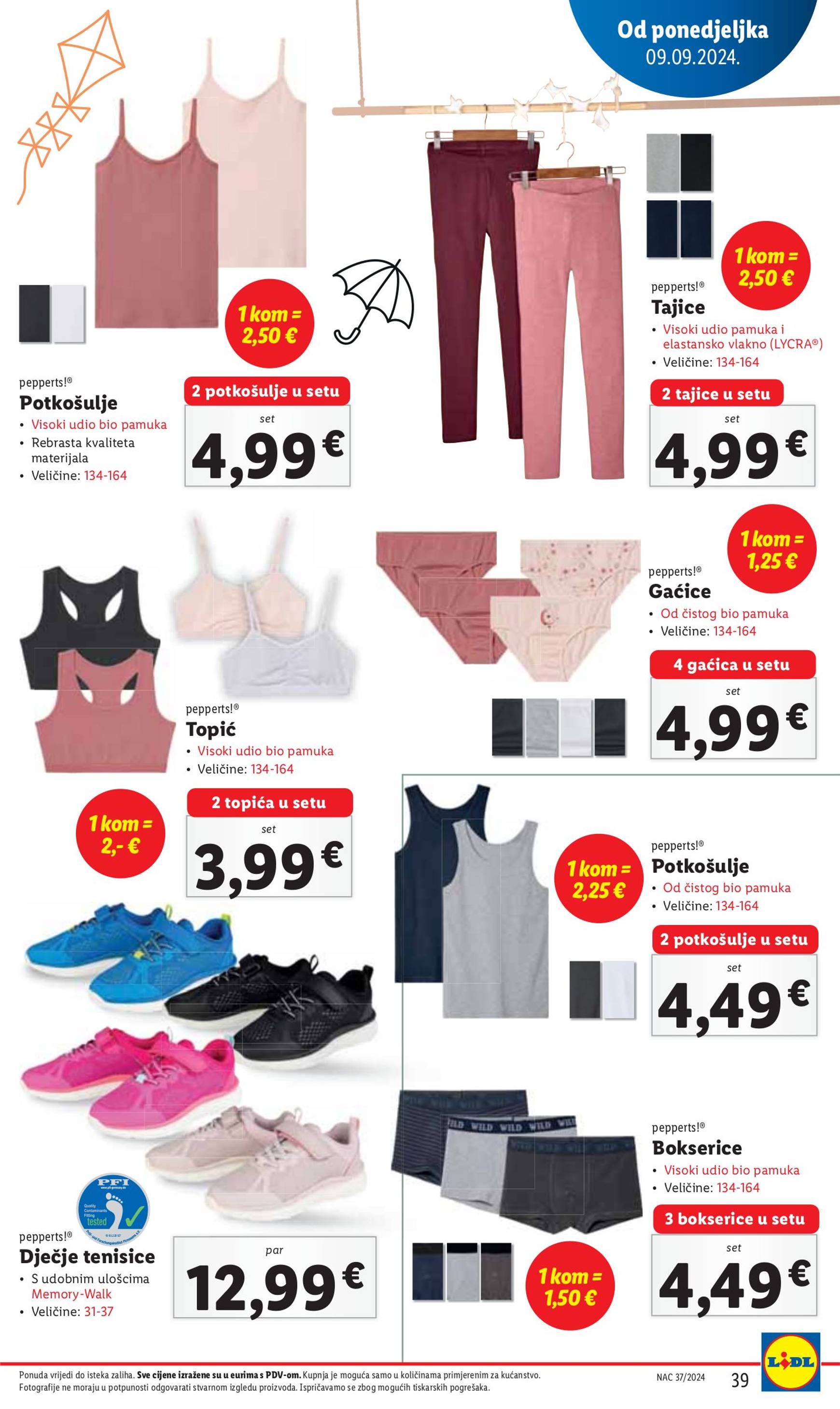 lidl - Novi katalog Lidl 09.09. - 15.09. - page: 39