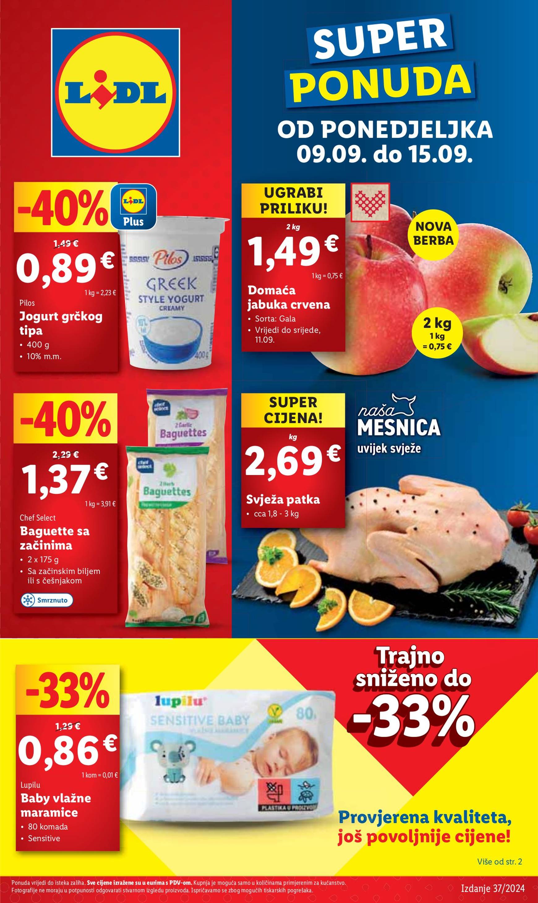 lidl - Novi katalog Lidl 09.09. - 15.09.