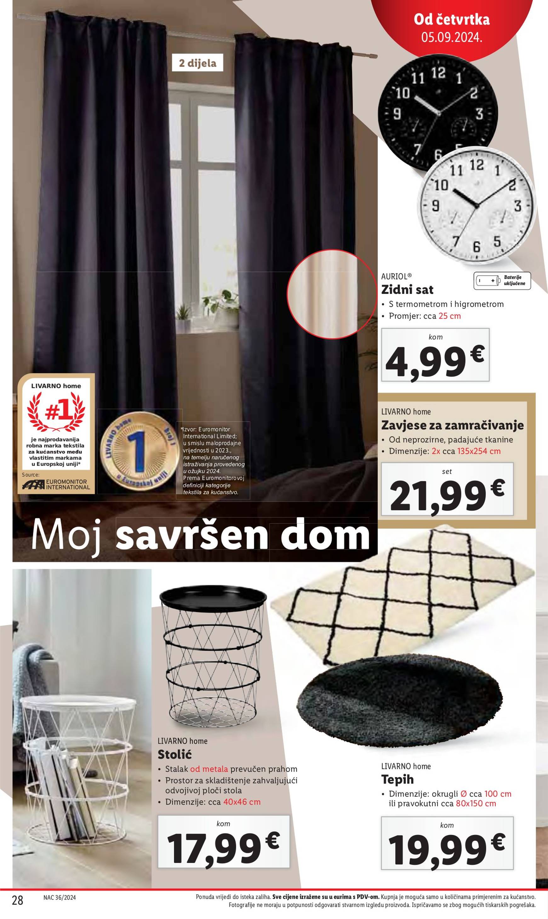 lidl - Novi katalog Lidl 05.09. - 08.09. - page: 28