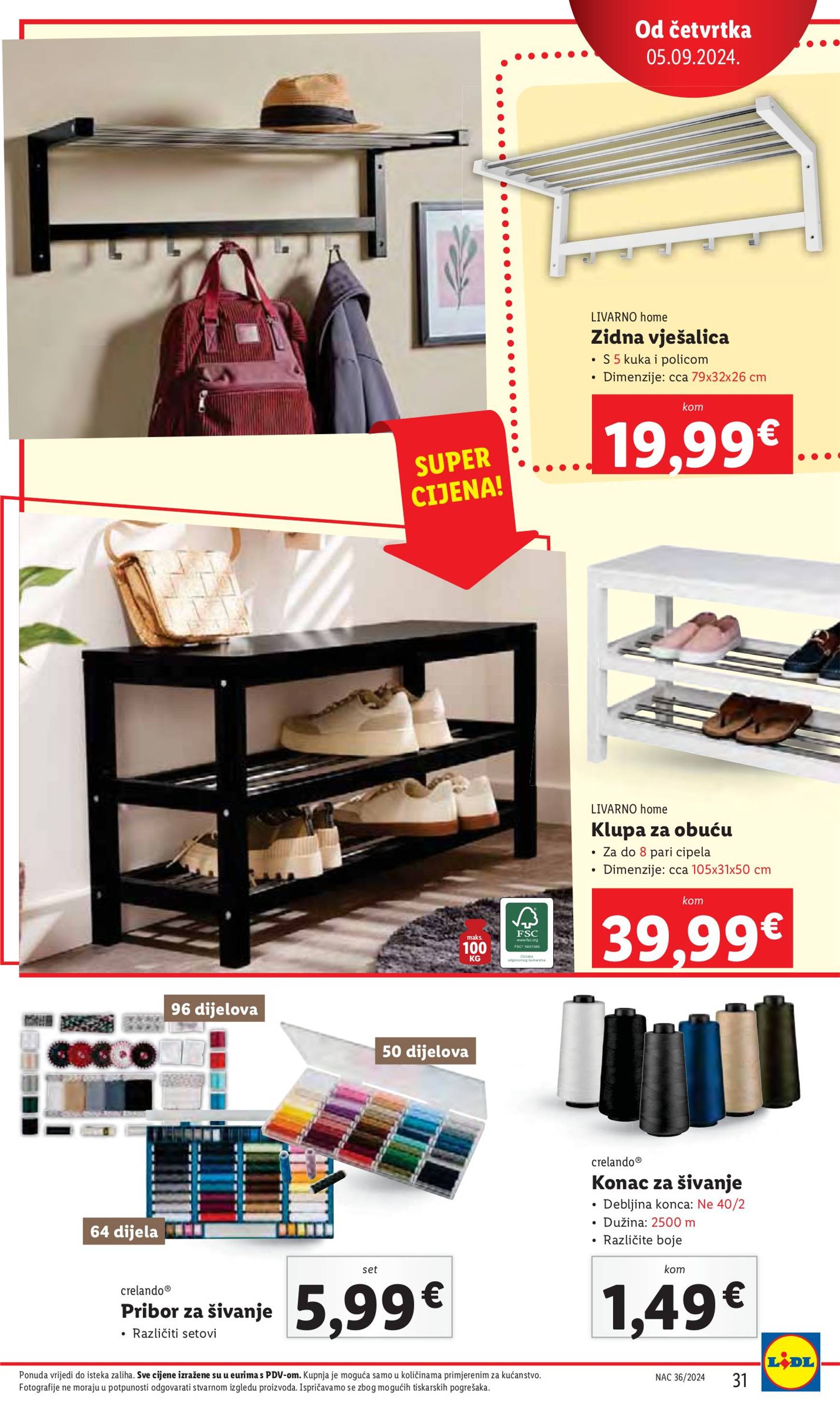 lidl - Novi katalog Lidl 05.09. - 08.09. - page: 31