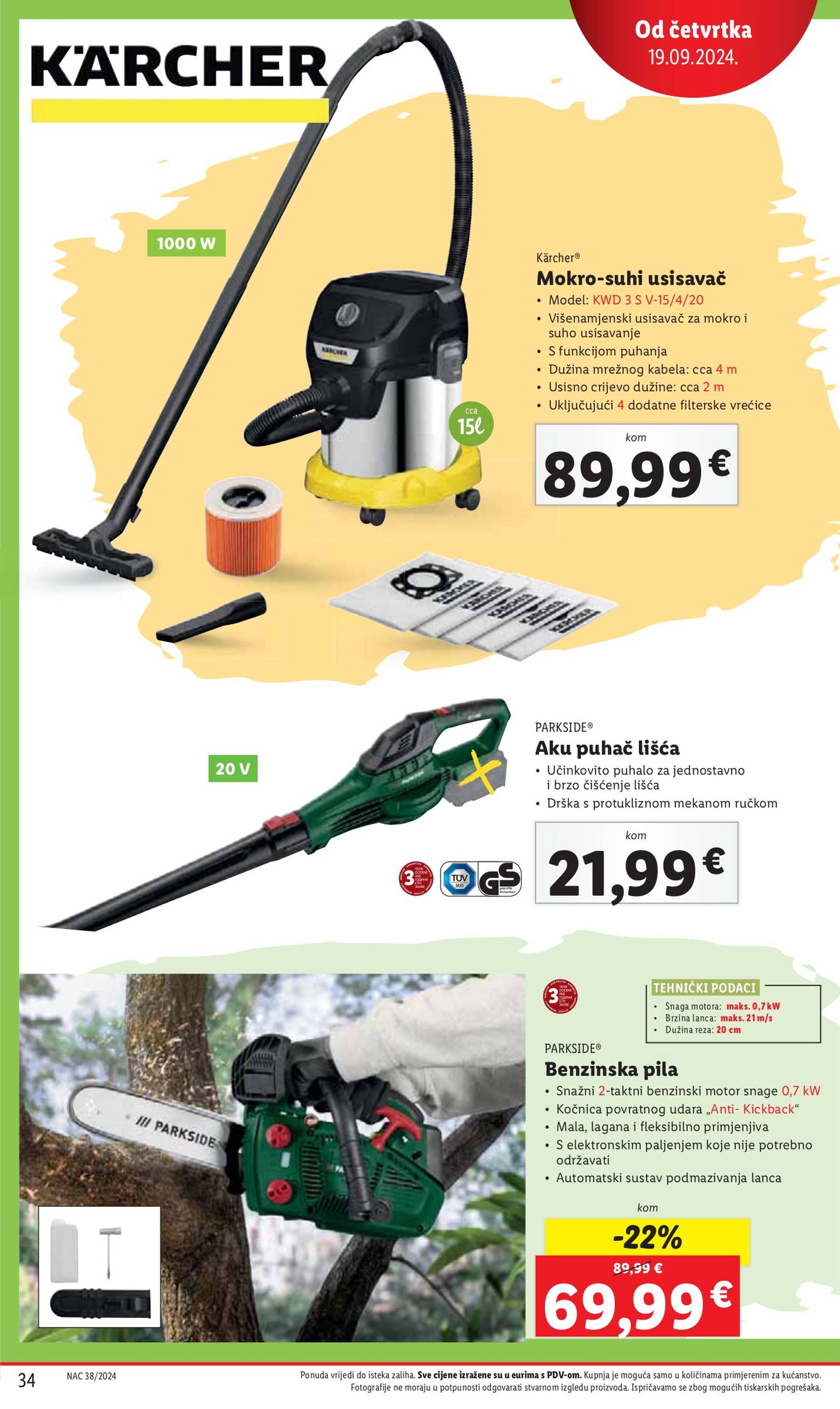 lidl - Novi katalog Lidl 16.09. - 22.09. - page: 34