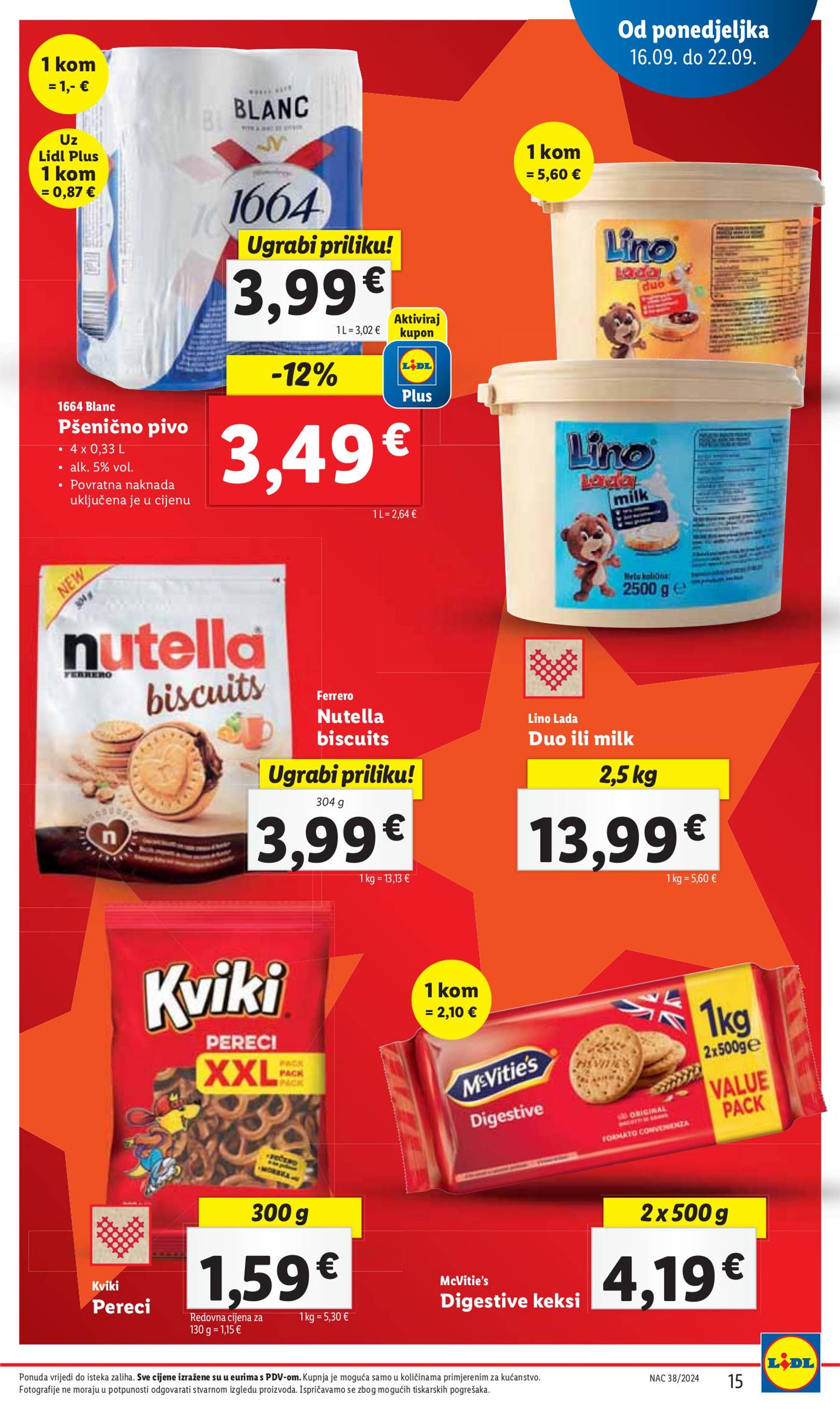 lidl - Novi katalog Lidl 16.09. - 22.09. - page: 15