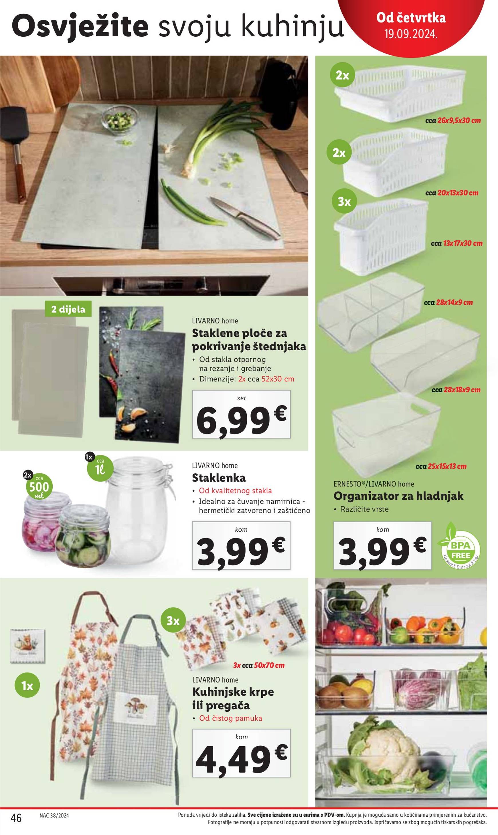 lidl - Novi katalog Lidl 16.09. - 22.09. - page: 46