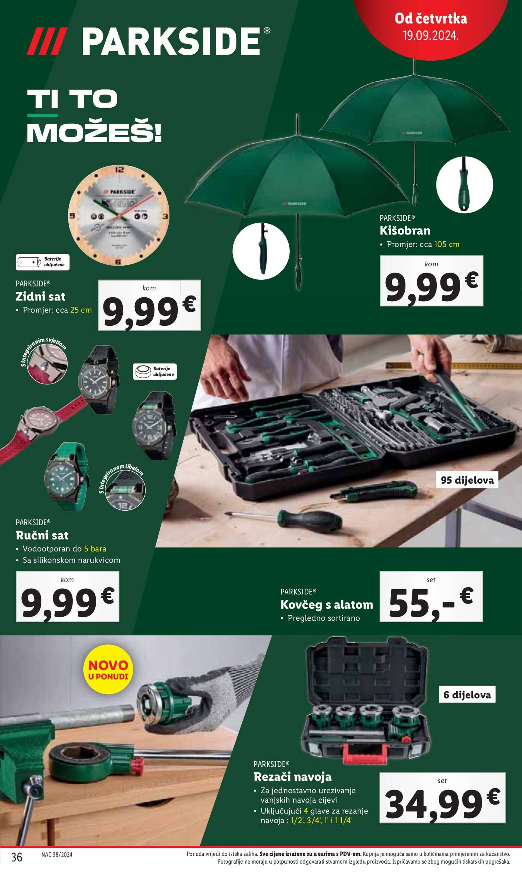 lidl - Novi katalog Lidl 16.09. - 22.09. - page: 36