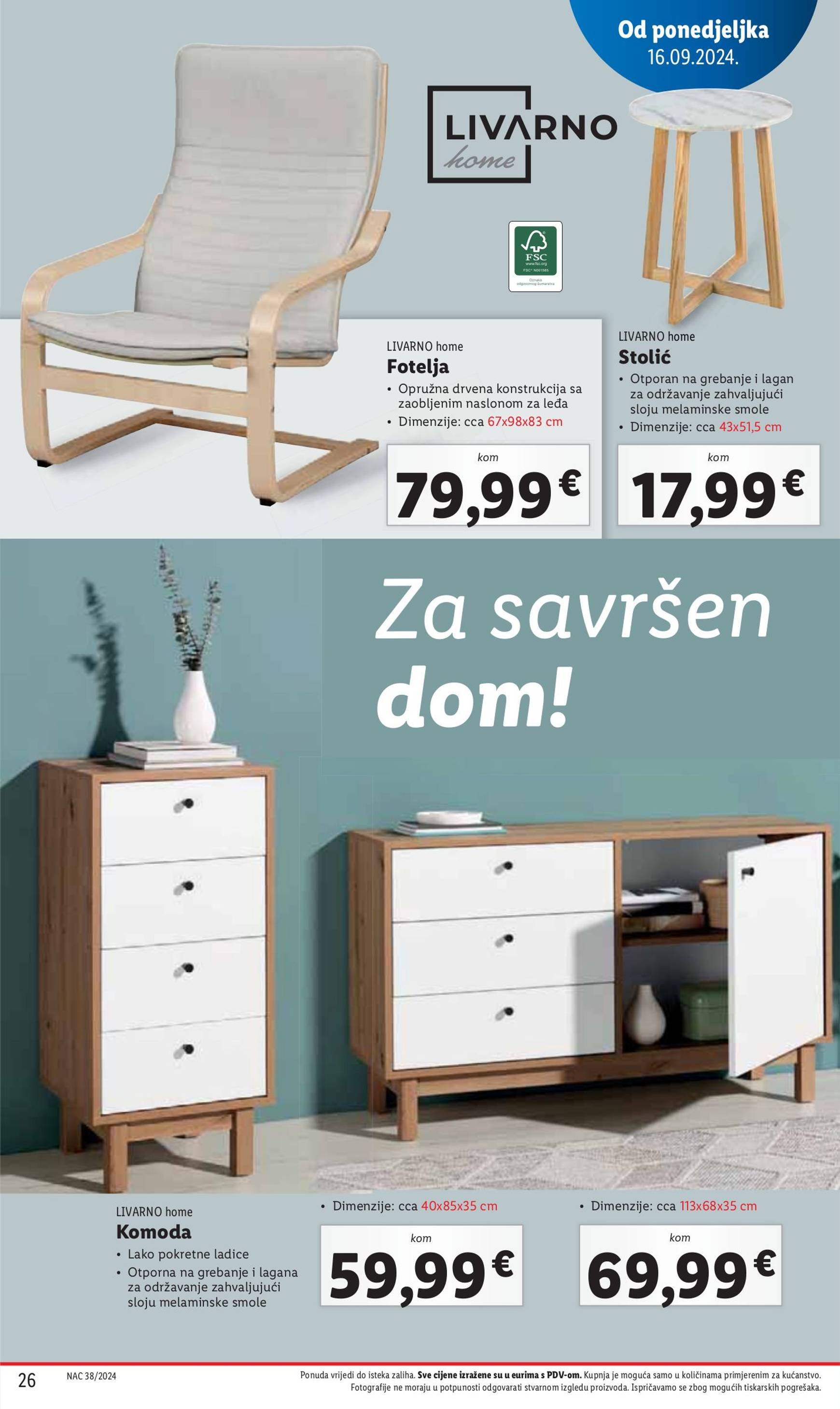 lidl - Novi katalog Lidl 16.09. - 22.09. - page: 26