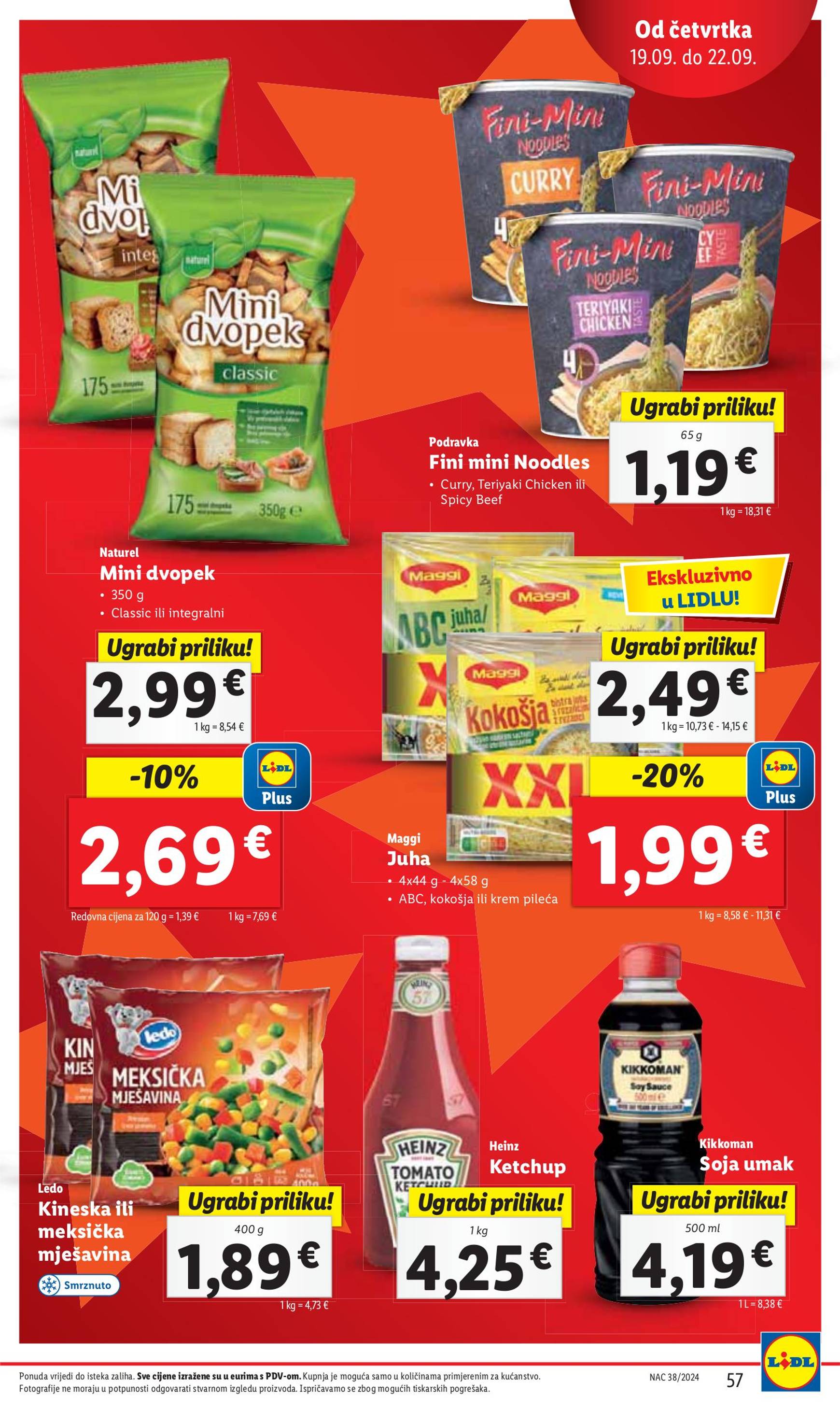 lidl - Novi katalog Lidl 16.09. - 22.09. - page: 57